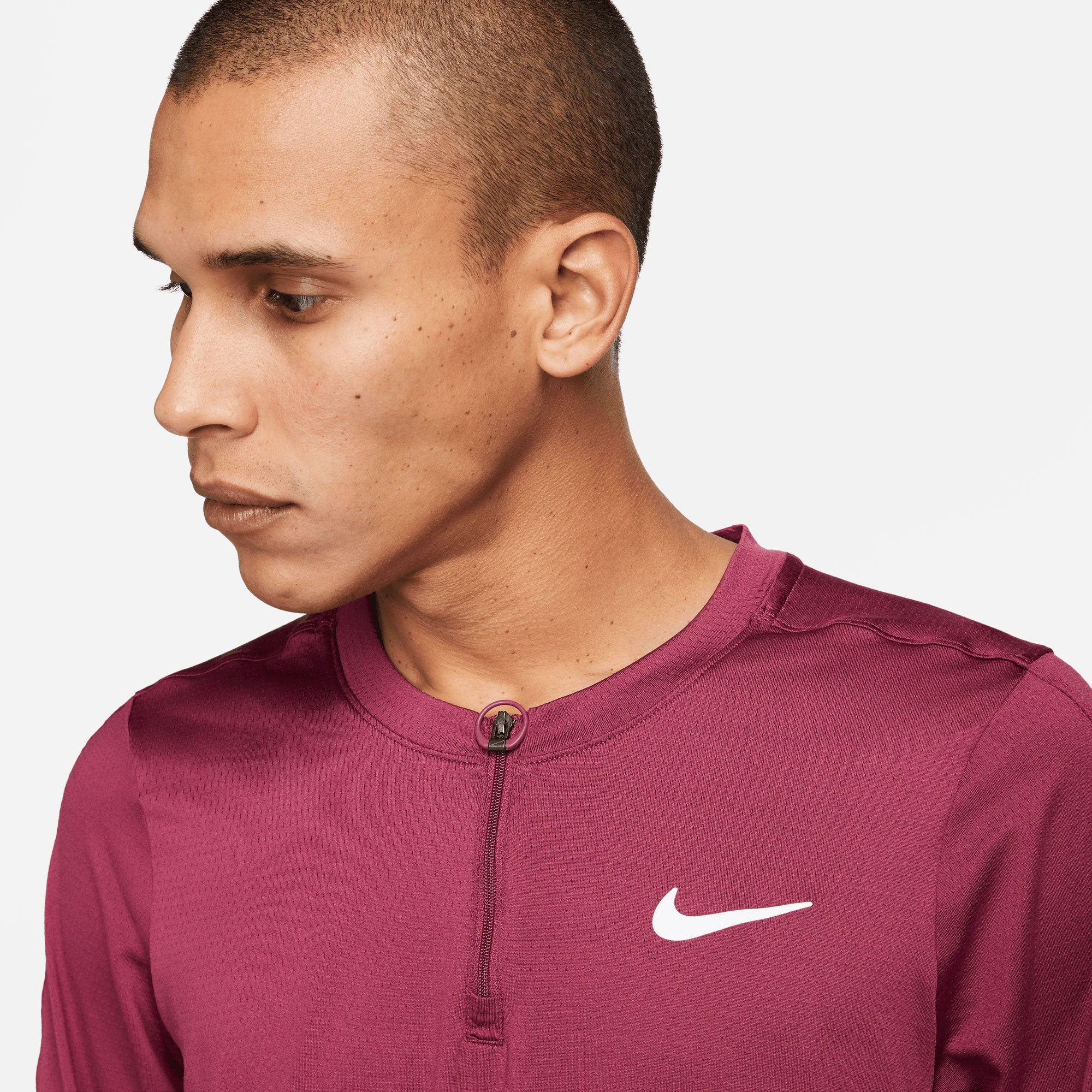 NikeCourt Dri-FIT Advantage Men's Half-Zip Long-Sleeve Tennis Shirt