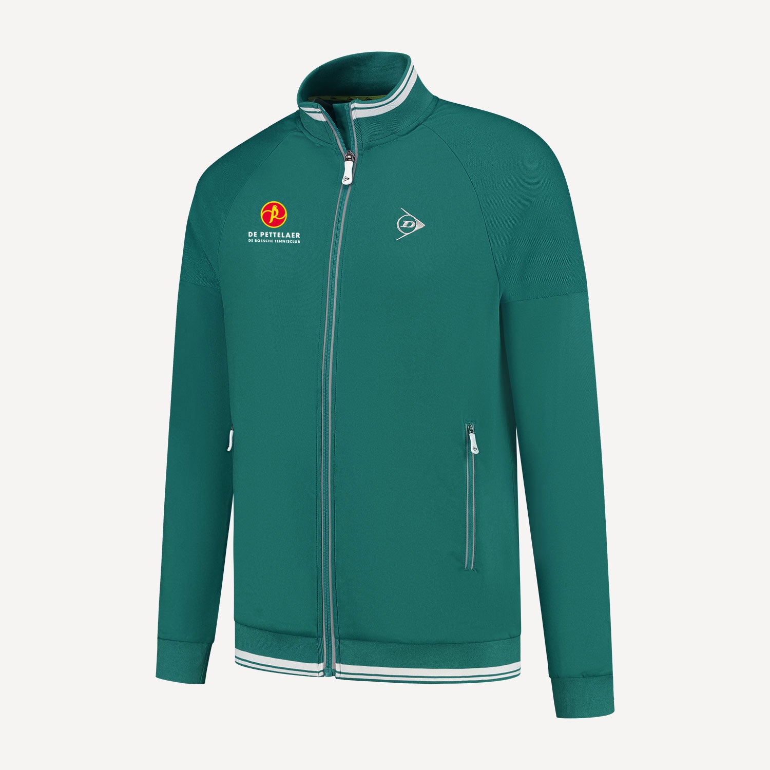 Dunlop Club Men's Knitted Tennis Jacket - BTC De Pettelaer、mySite、neckold