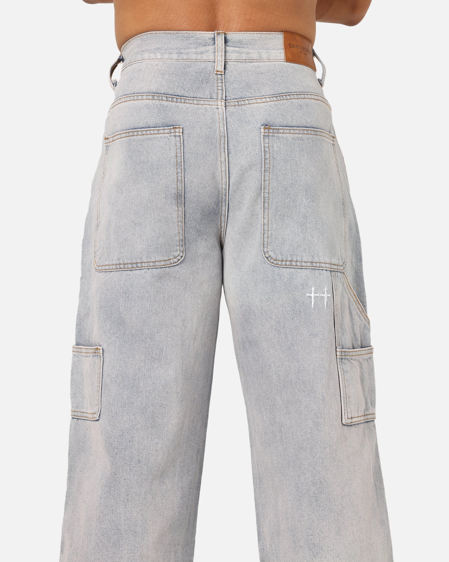 Saint Morta Amplus Vintage Jeans Washed Purple、mySite、zt4zffjzw