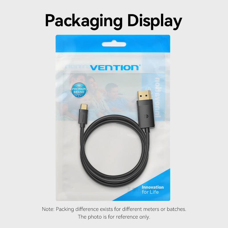 Vention USB-C to DP 4K HD Cable、mySite、fannypackpong