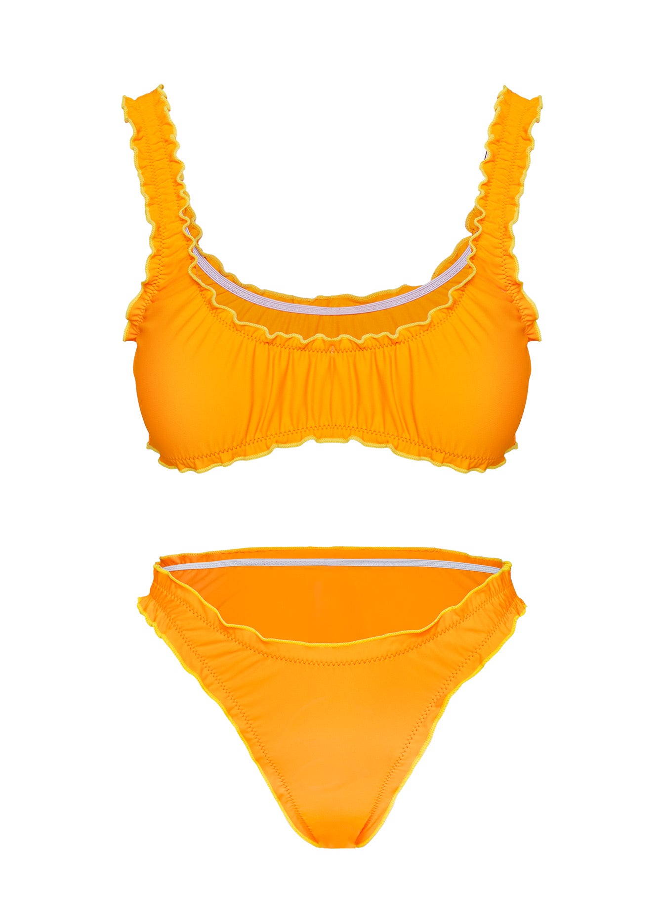 Tropical Fruits Bikini Top Orange、mySite、solidvoid