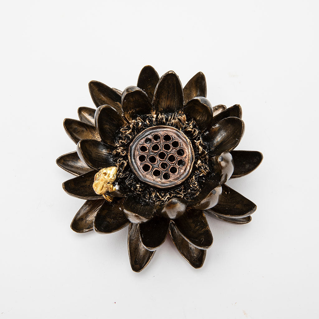 Lotus Incense Holder with Frog、mySite、topwebapps