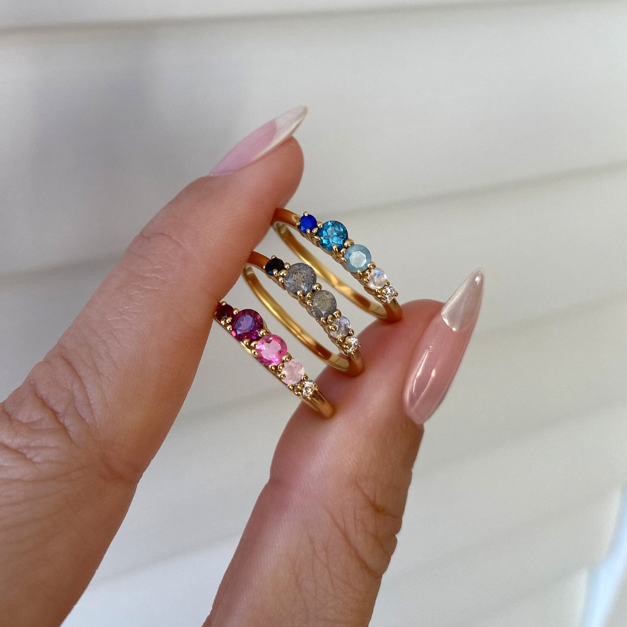 Aquamarine Moonstone Ring - Rain、mySite、hinf8tx79