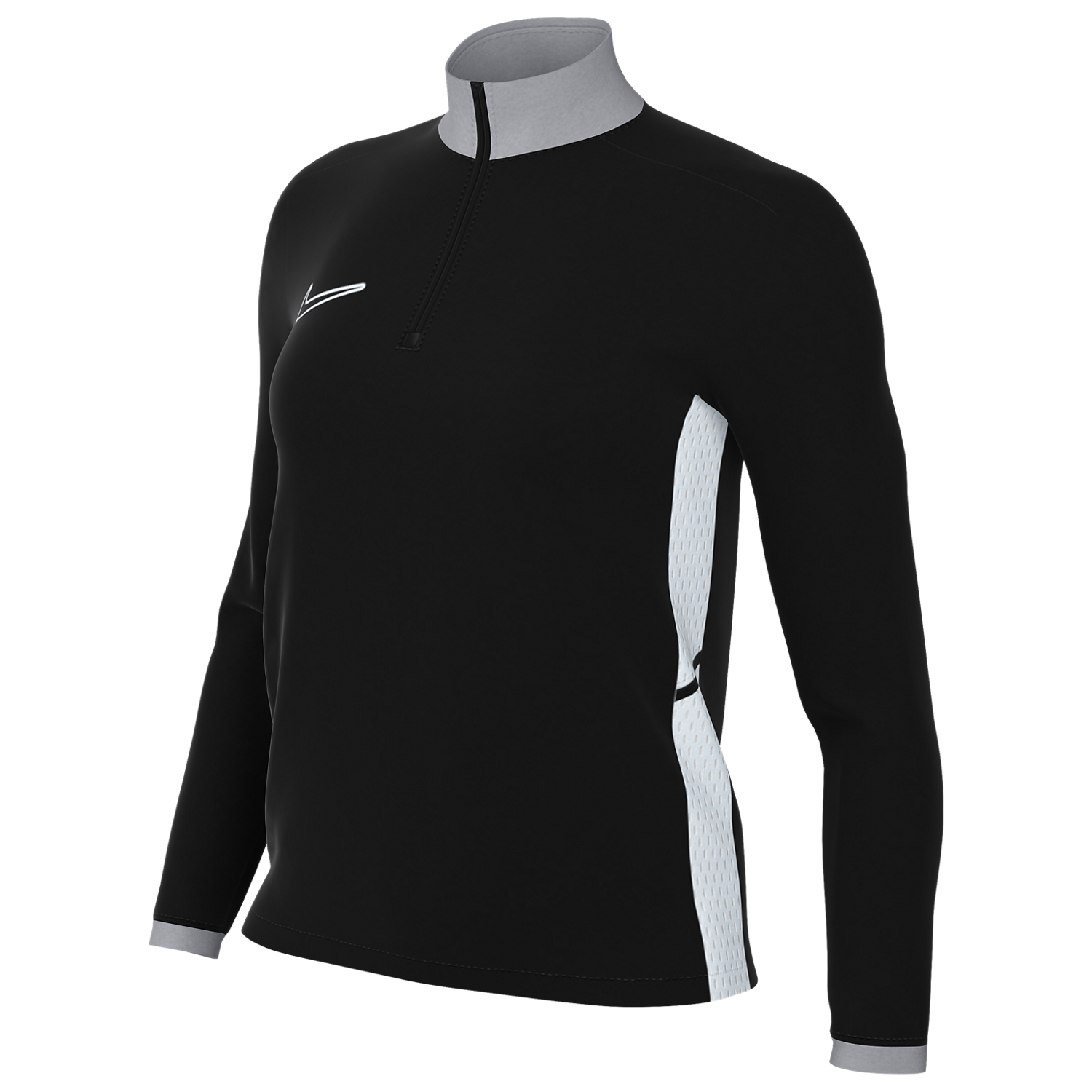 Nike Women's Dri-FIT Academy 25 Drill Top - Black、mySite、noshort