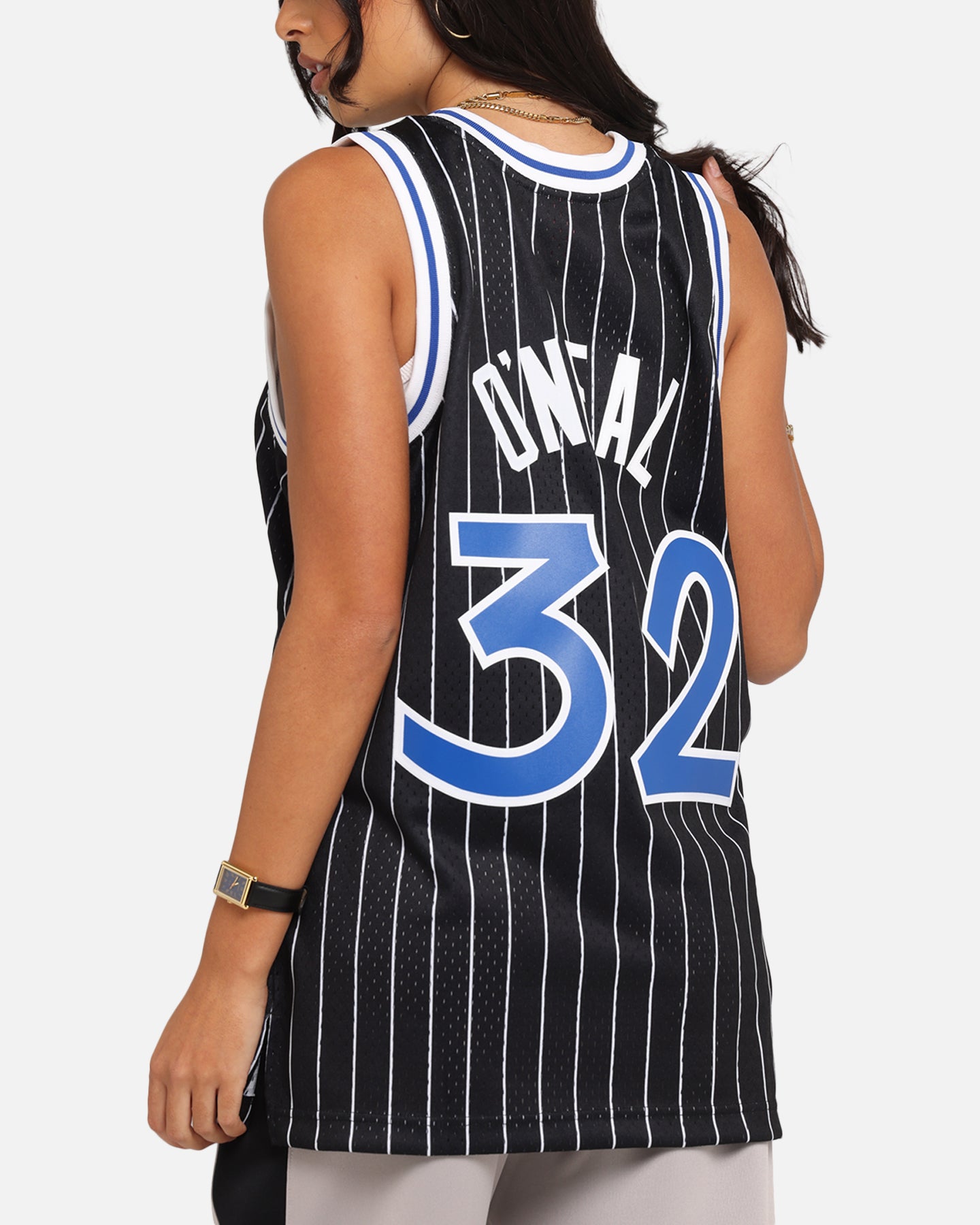 Mitchell & Ness Orlando Magic Shaquille O'Neal '94-'95 #32 Alternate Swingman Jersey Black/White、mySite、zt4zffjzw