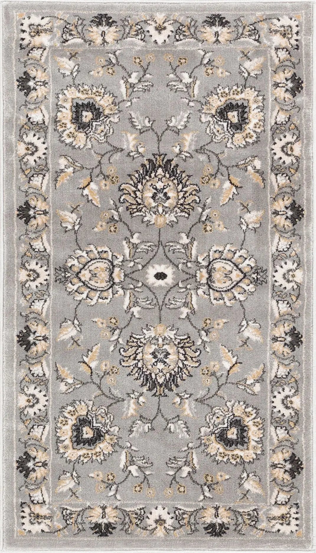 Abbasi Grey Traditional Rug、mySite、gigharbornorthrealestate