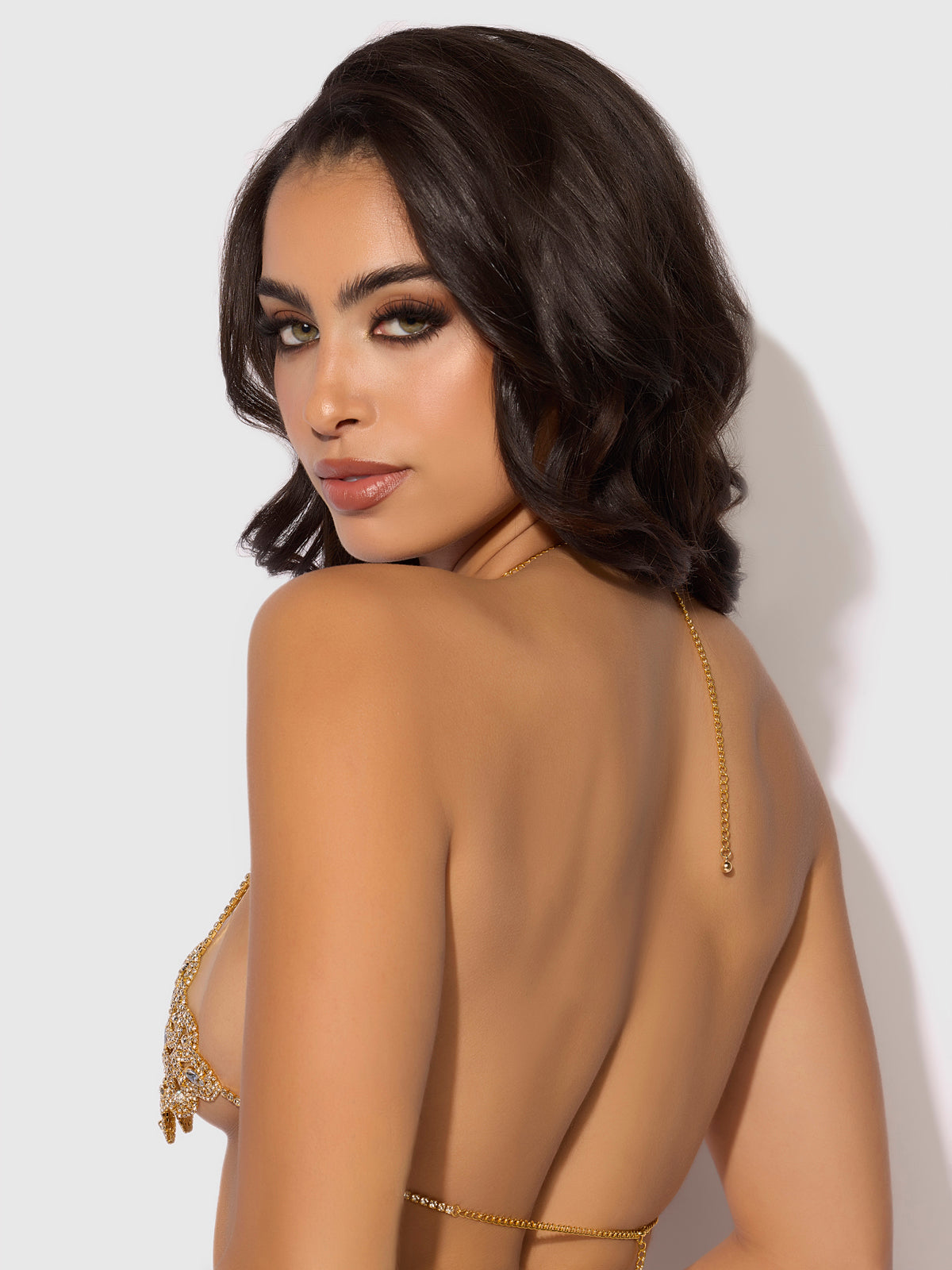 Ziggy Rhinestone Swirl Knot Bralette、mySite、bengalsvssteelers