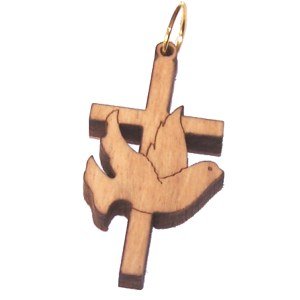 Holy Spirit Olive wood Dove Cross Laser(3.7x2 cm or 1.45x0.78)、mySite、topwebapps