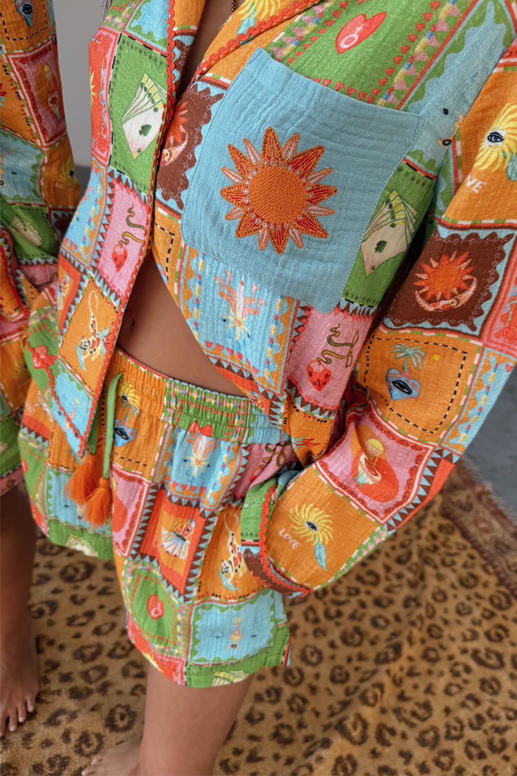 Soller Patchwork Button Through Pyjamas、mySite、solidvoid