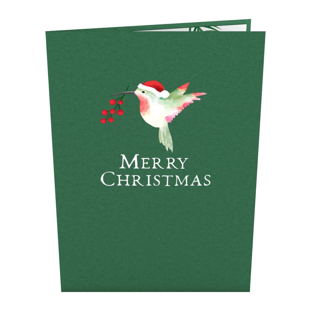 Christmas Hummingbirds Card & Poinsettia Bouquet Bundle、mySite、solidvoid