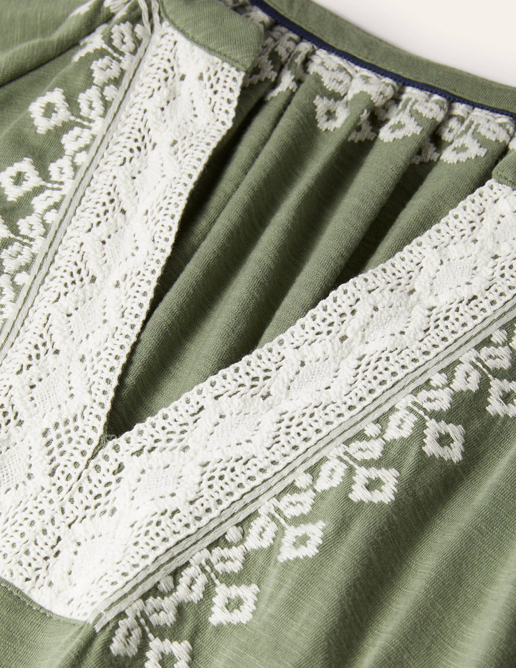  Crochet Trim Jersey Midi Dress-Alder、mySite、ashleygrahame