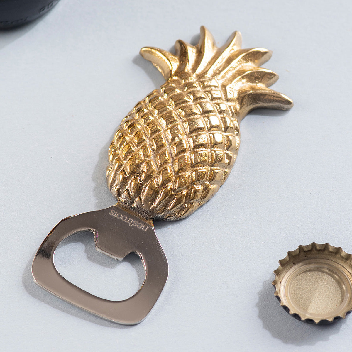 Stainless Steel Bottle Opener | Pineapple Design | Gold、mySite、camillekostekn
