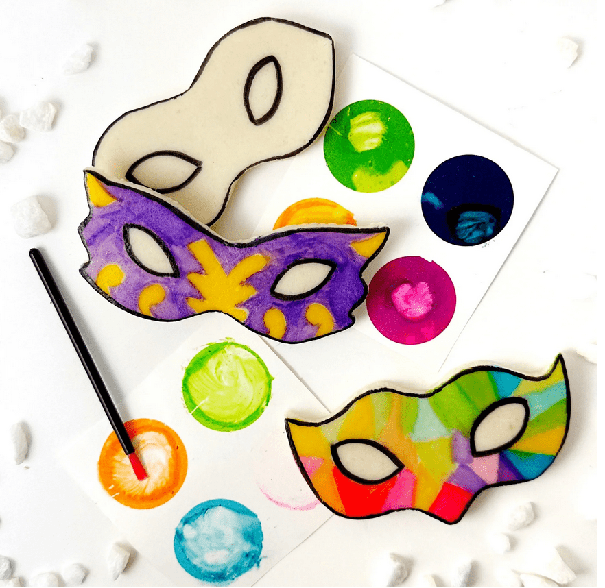  Paint-Your-Own Purim Masks Marzipan、mySite、elrpsem3k