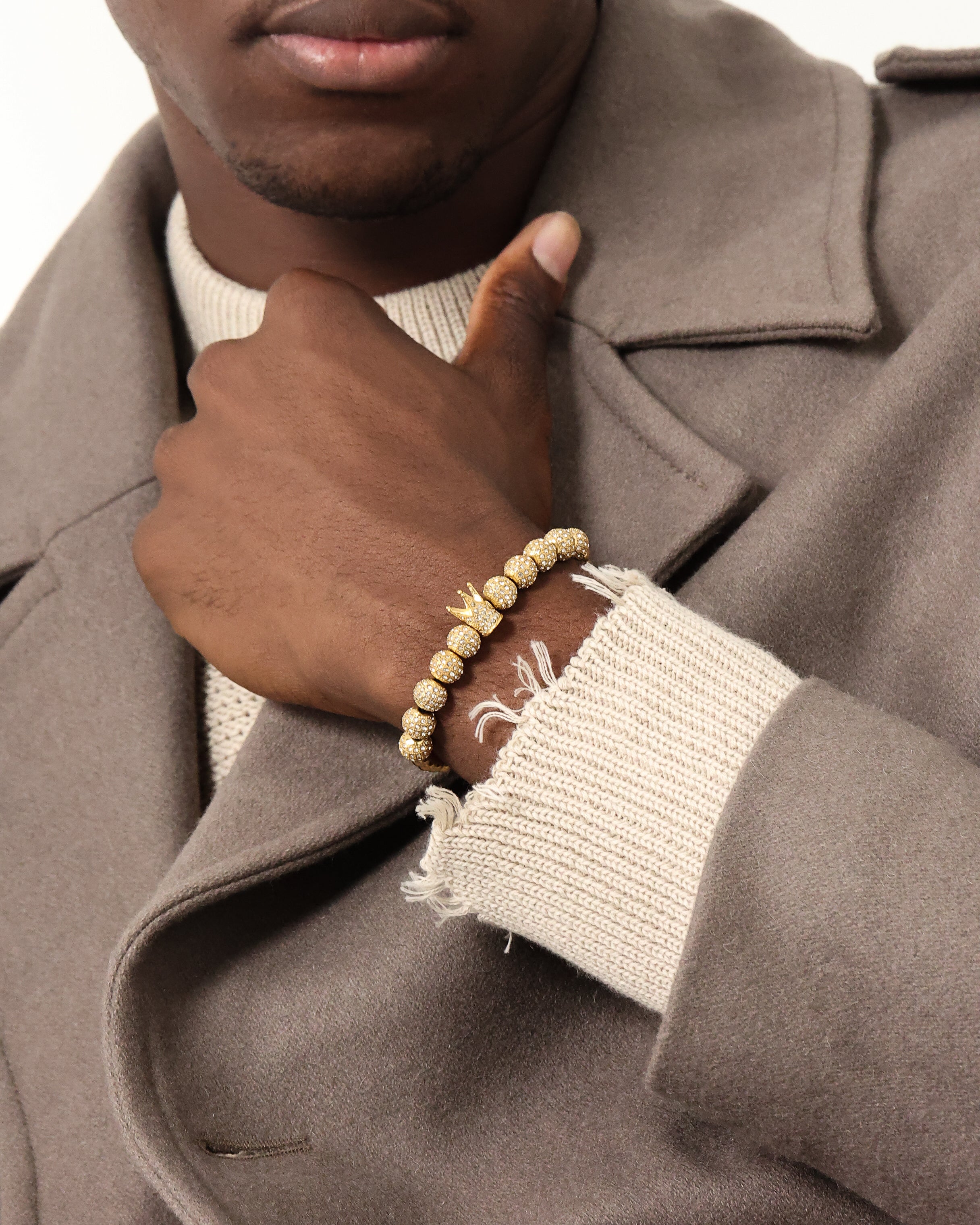 Saint Morta Crown Bracelet Iced Gold、mySite、zt4zffjzw