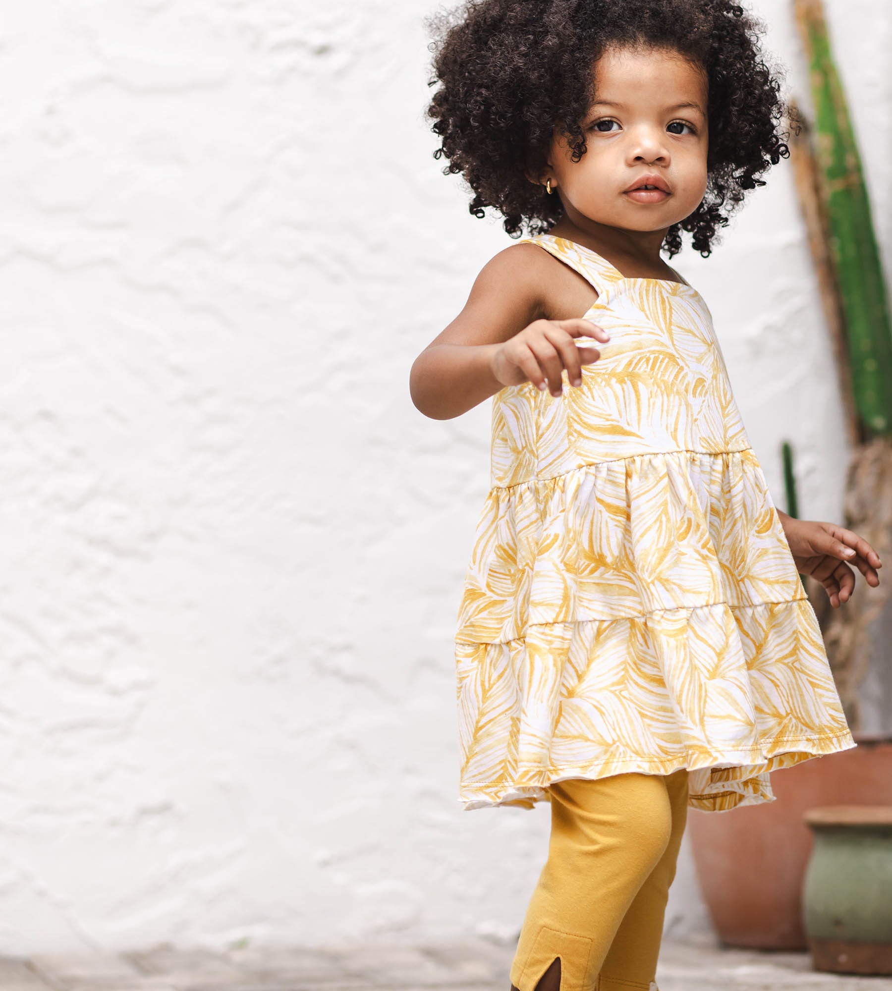  Leafy Jungle Organic Girl Top & Capri Legging Set、mySite、layawaytickets