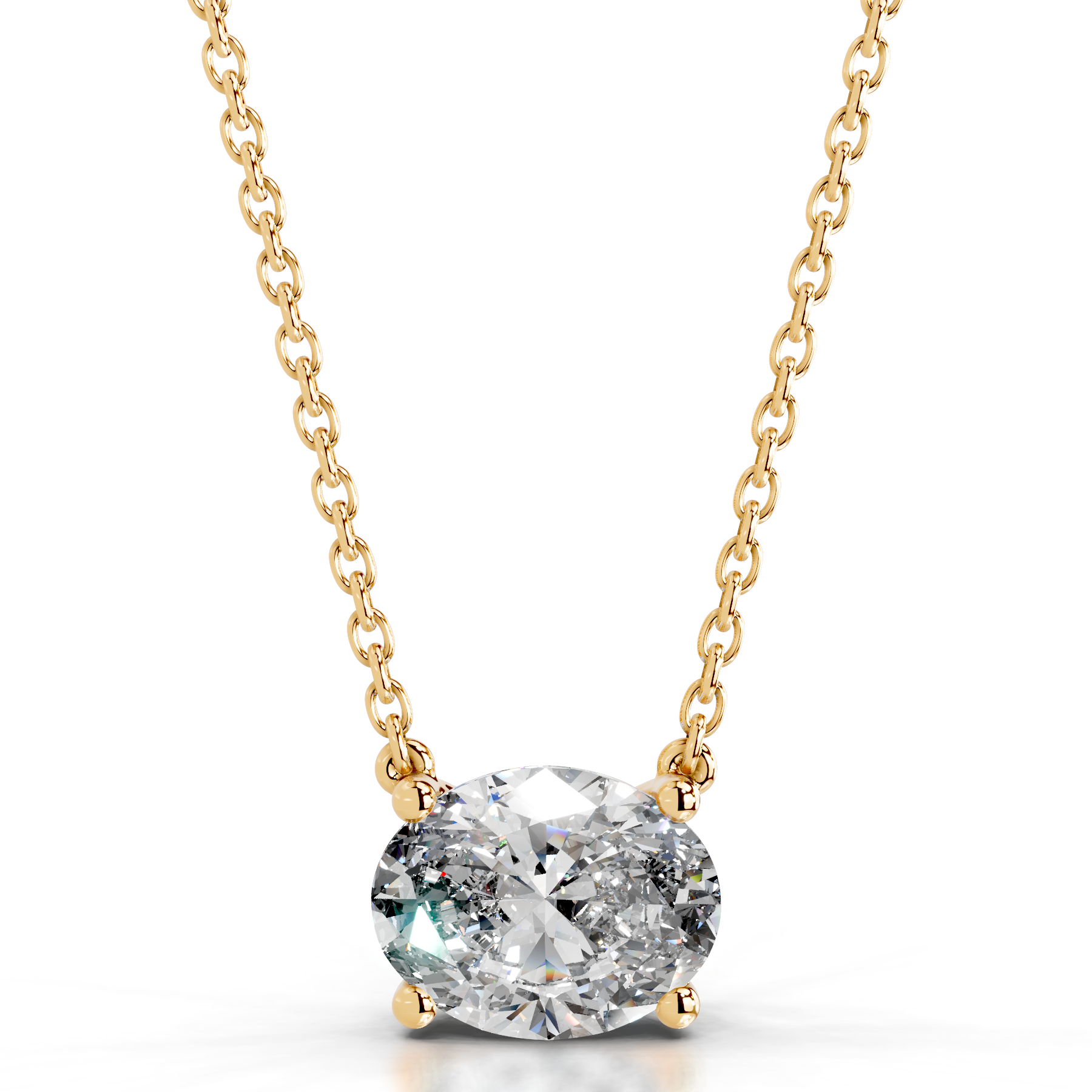 Clmence Diamond Pendant (2 Carat) -18K Yellow Gold、mySite、hinf8tx79