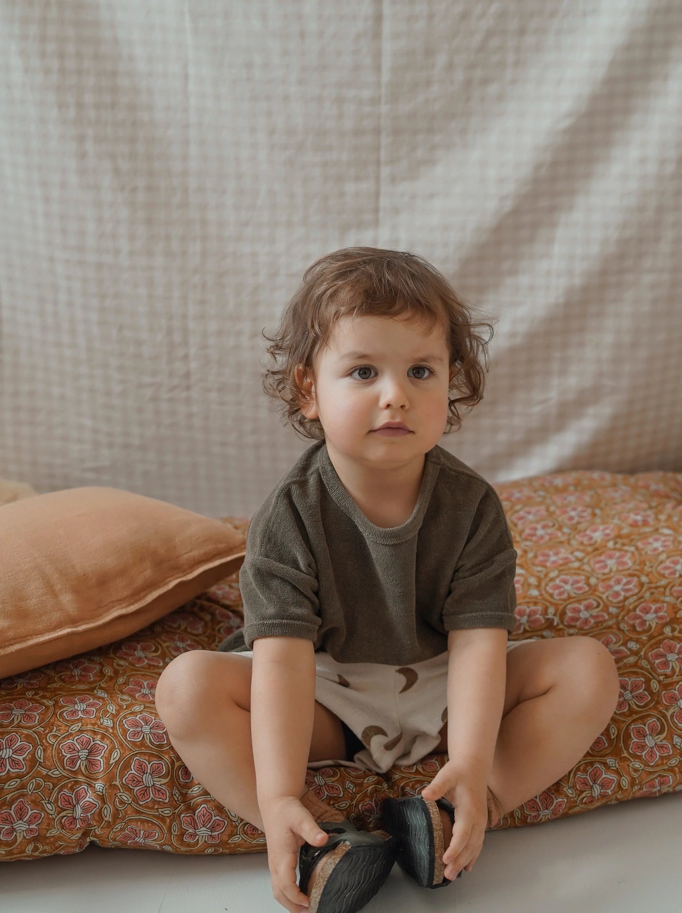 Olive Terry Boxy T-shirt、mySite、g9winljtr