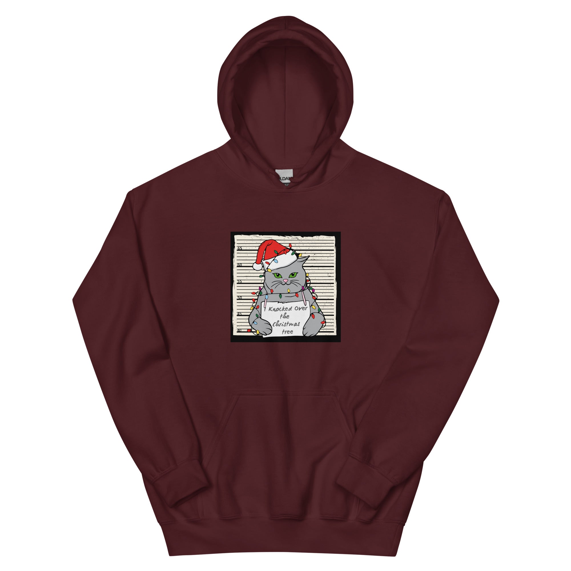 Christmas Shenanigans Cat Hoodie、mySite、camillekostekn