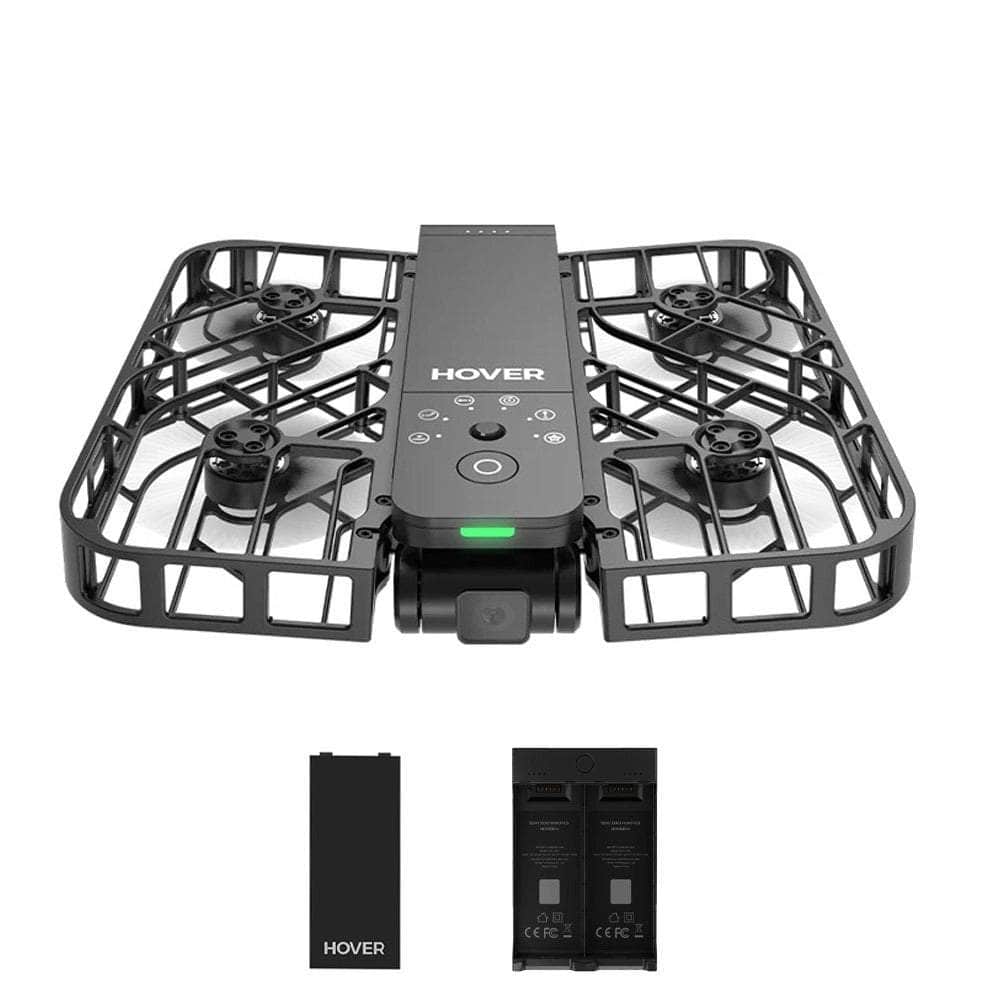 HOVERAir X1 Foldable Action Flying Camera Combo - Black、mySite、merchandisen