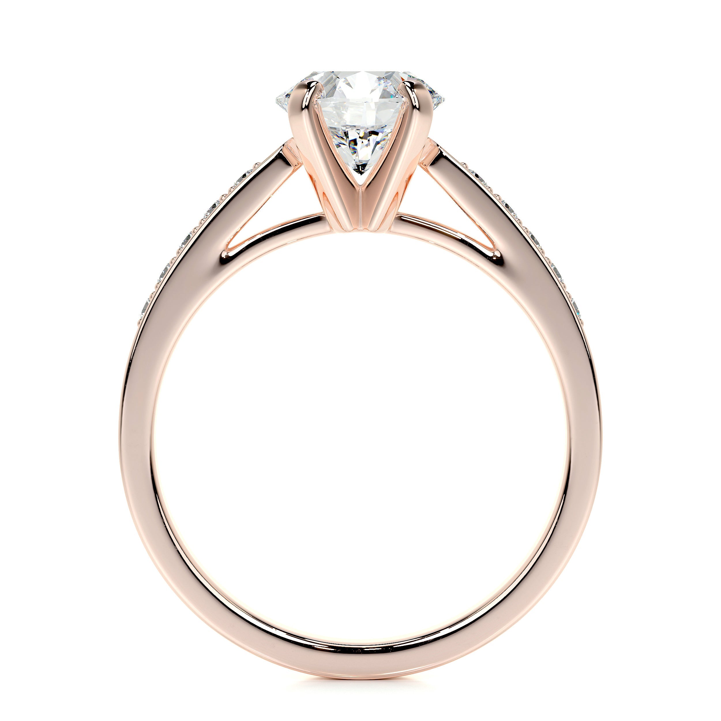 Margaret Lab Grown Diamond Ring -14K Rose Gold、mySite、hinf8tx79