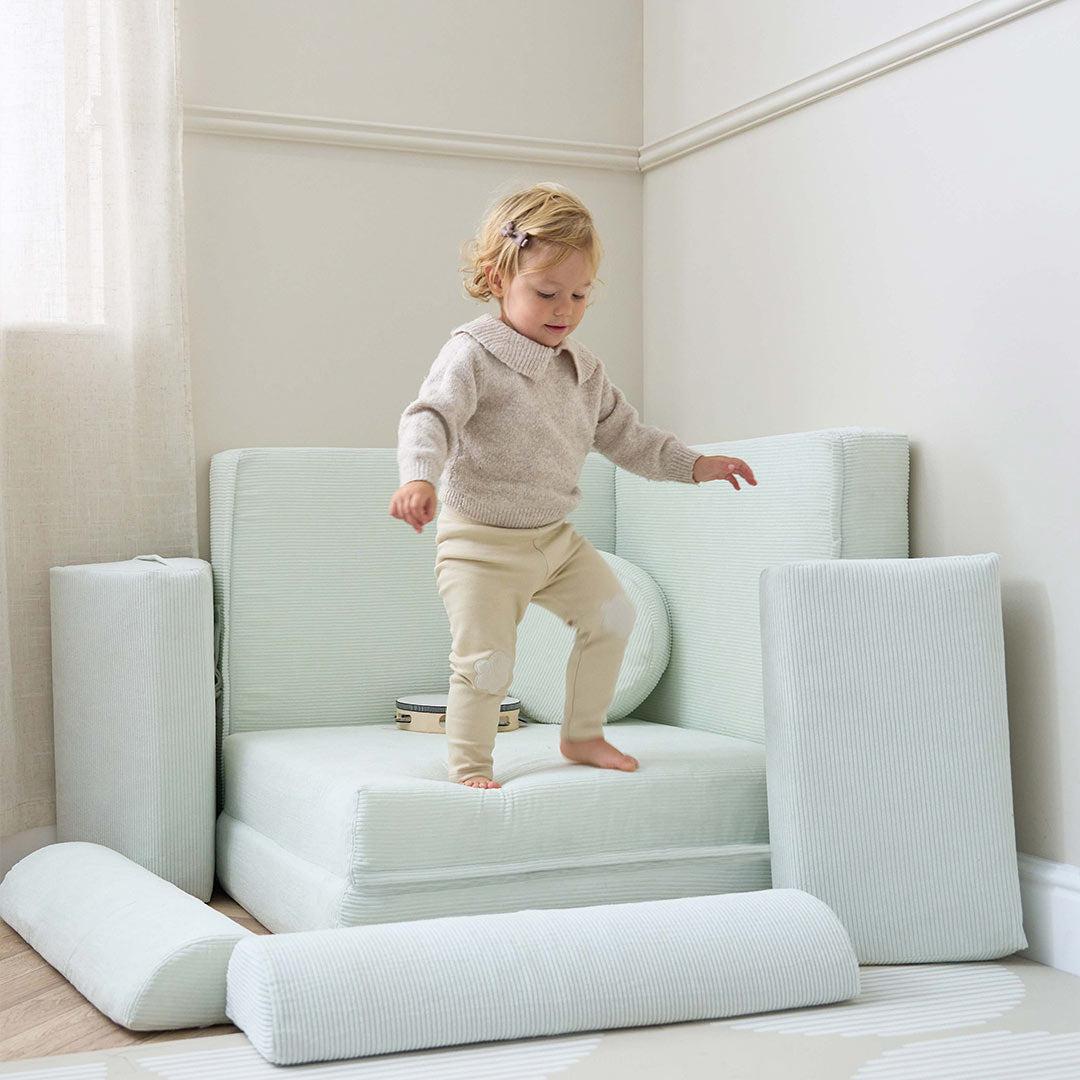  Tutti Bambini Playrama Montessori Kids Play Sofa - Sea Mist、mySite、merchandisen