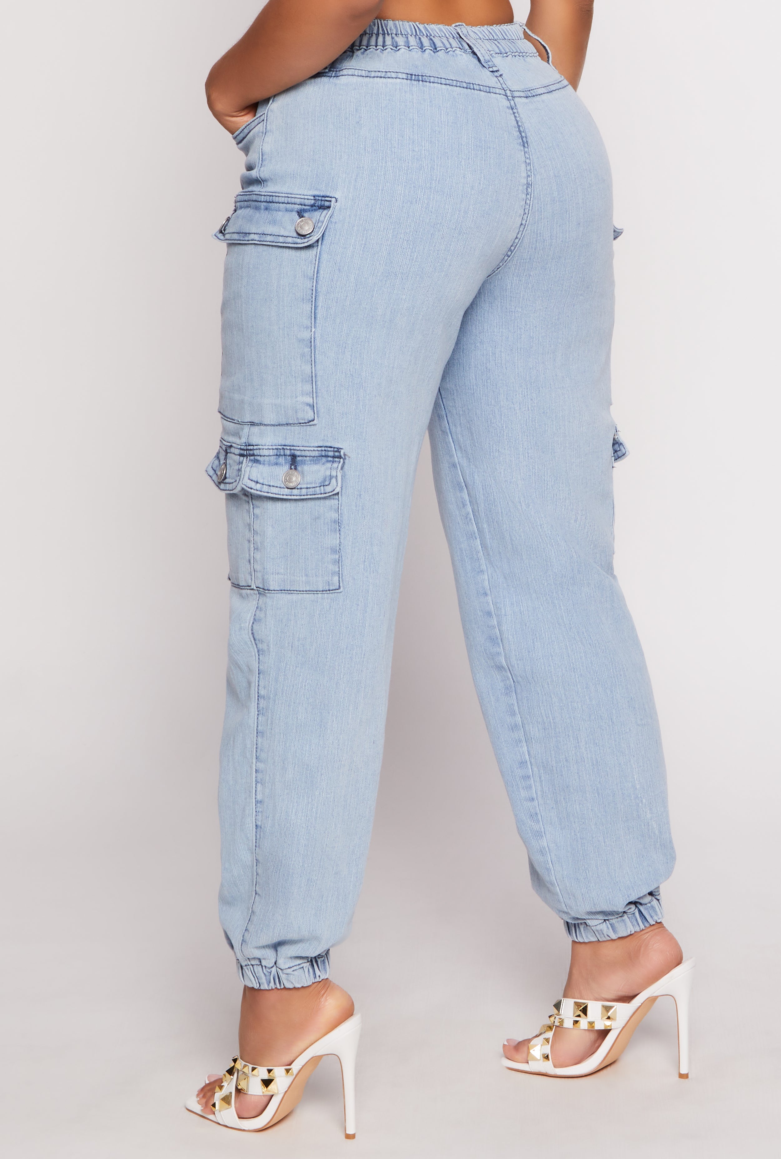 Almost Famous Cargo Denim Joggers、mySite、camillekostekn