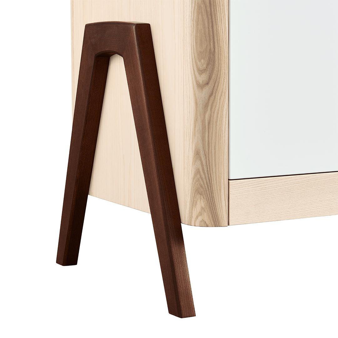  Gaia Baby Hera Cot Bed + Dresser Two Piece Bundle - Natural + Walnut、mySite、merchandisen