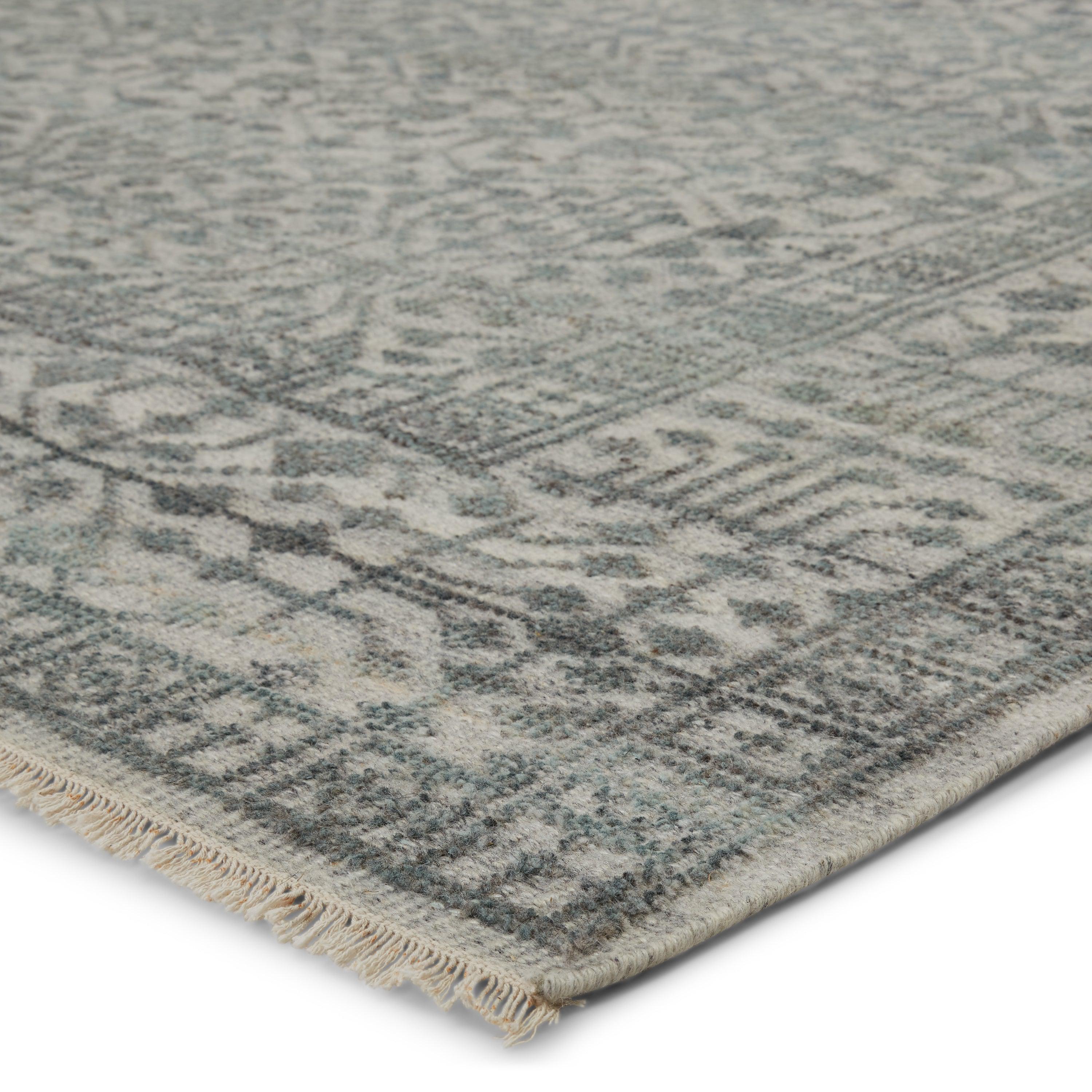 Arinna Hand-Knotted Tribal Gray Light Blue Area Rug、mySite、gigharbornorthrealestate