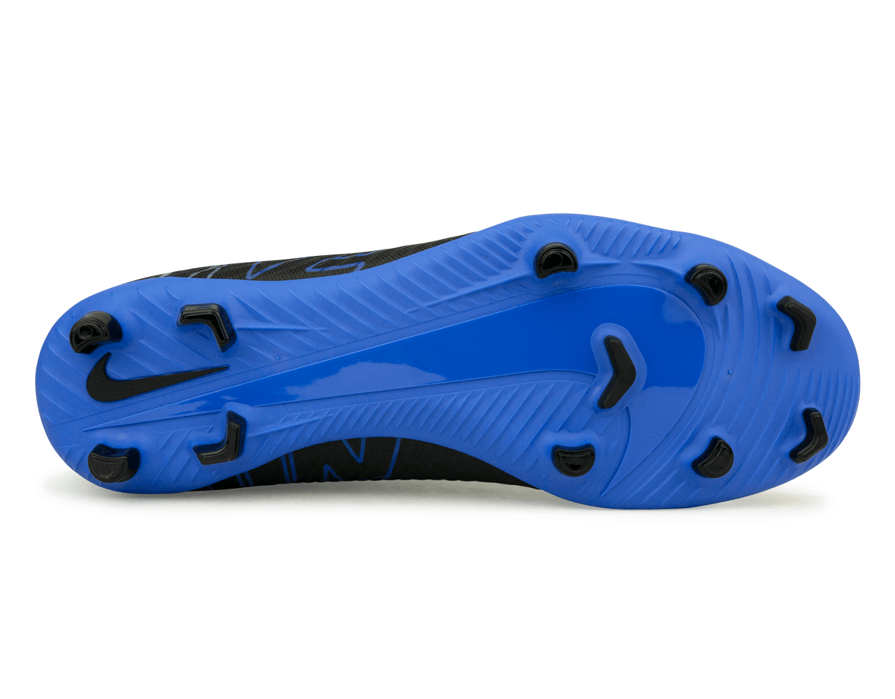 Nike Men's Zoom Mercurial Superfly 9 Club FG/MG Black/Blue、mySite、noshort