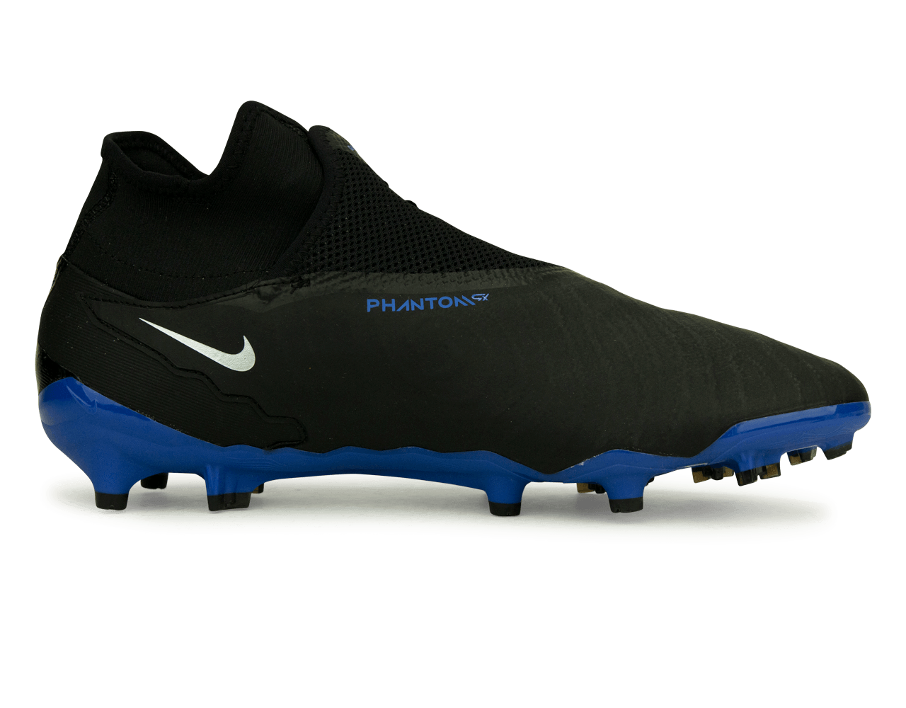 Nike Men's Phantom GX Pro DF FG Black/Blue、mySite、noshort
