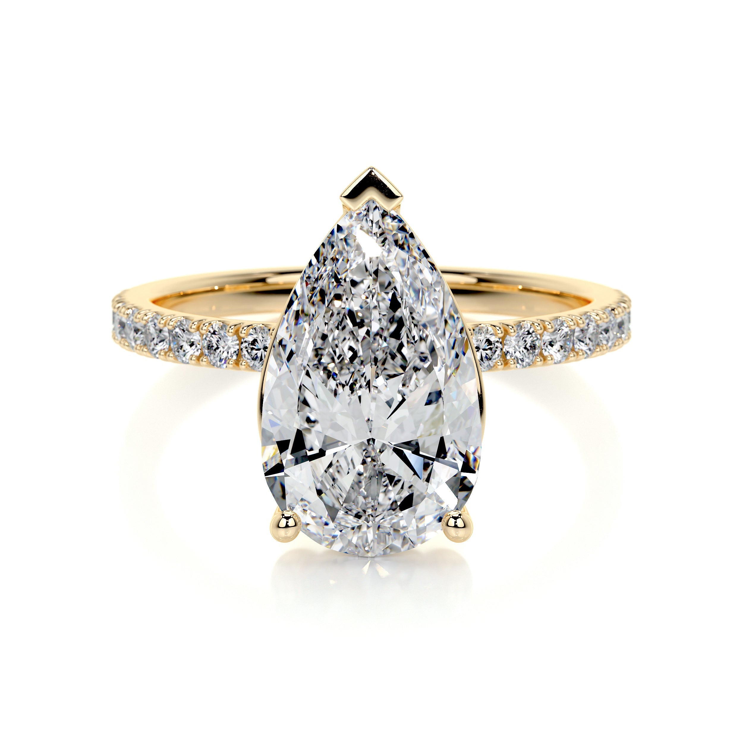 Jenny Lab Grown Diamond Ring -18K Yellow Gold、mySite、hinf8tx79