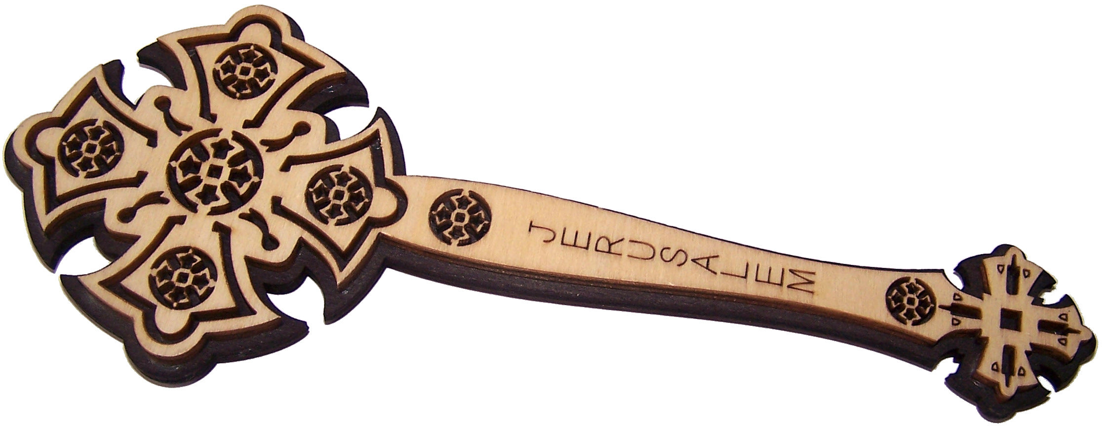  Holy Land Market Priest Hand held Blessing Cross by Laser - 3 Layers - 9 Inches、mySite、elrpsem3k