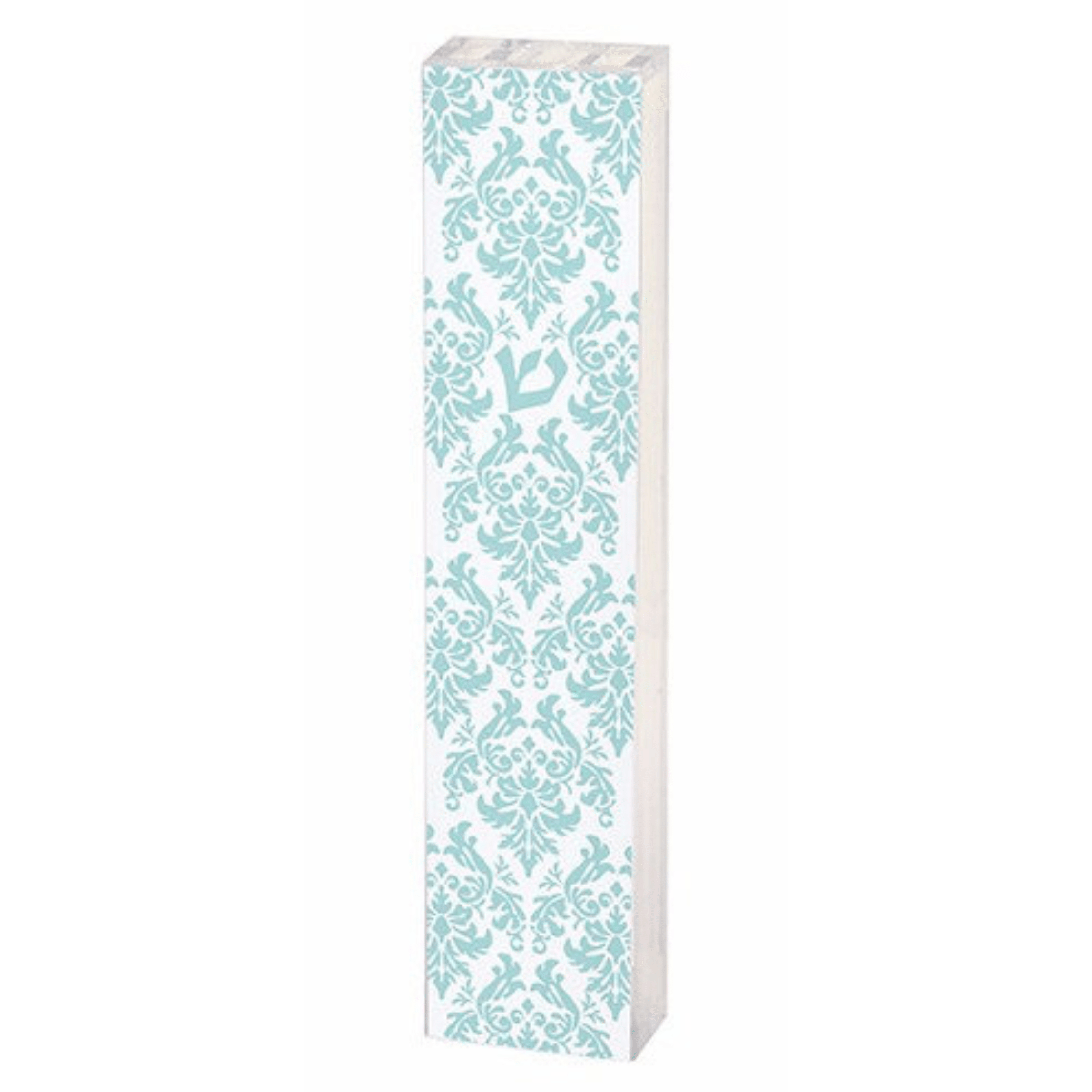 Plexiglass Leafy Mezuzah - Blue、mySite、topwebapps