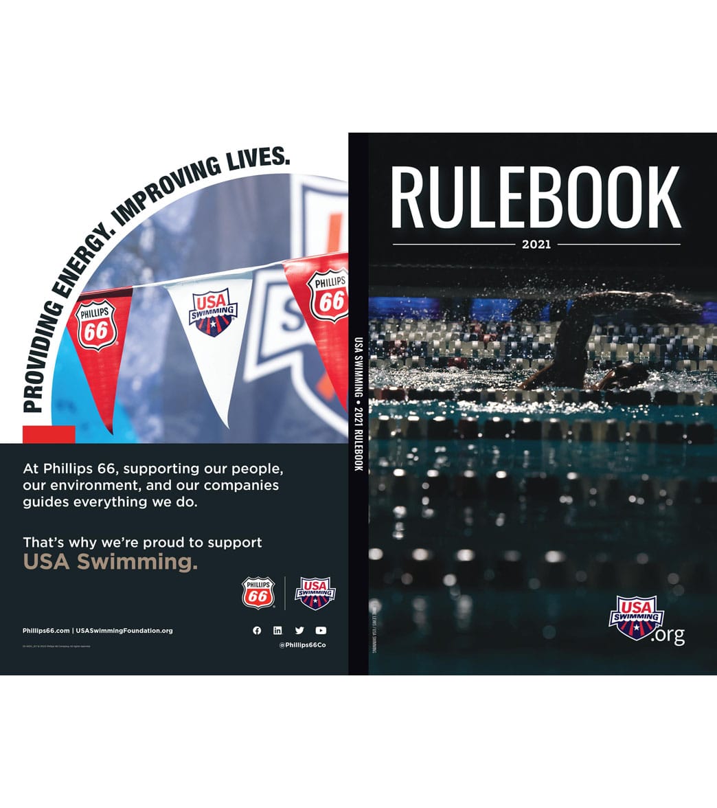 USA Swimming 2021 Mini Rulebook、mySite、noshort