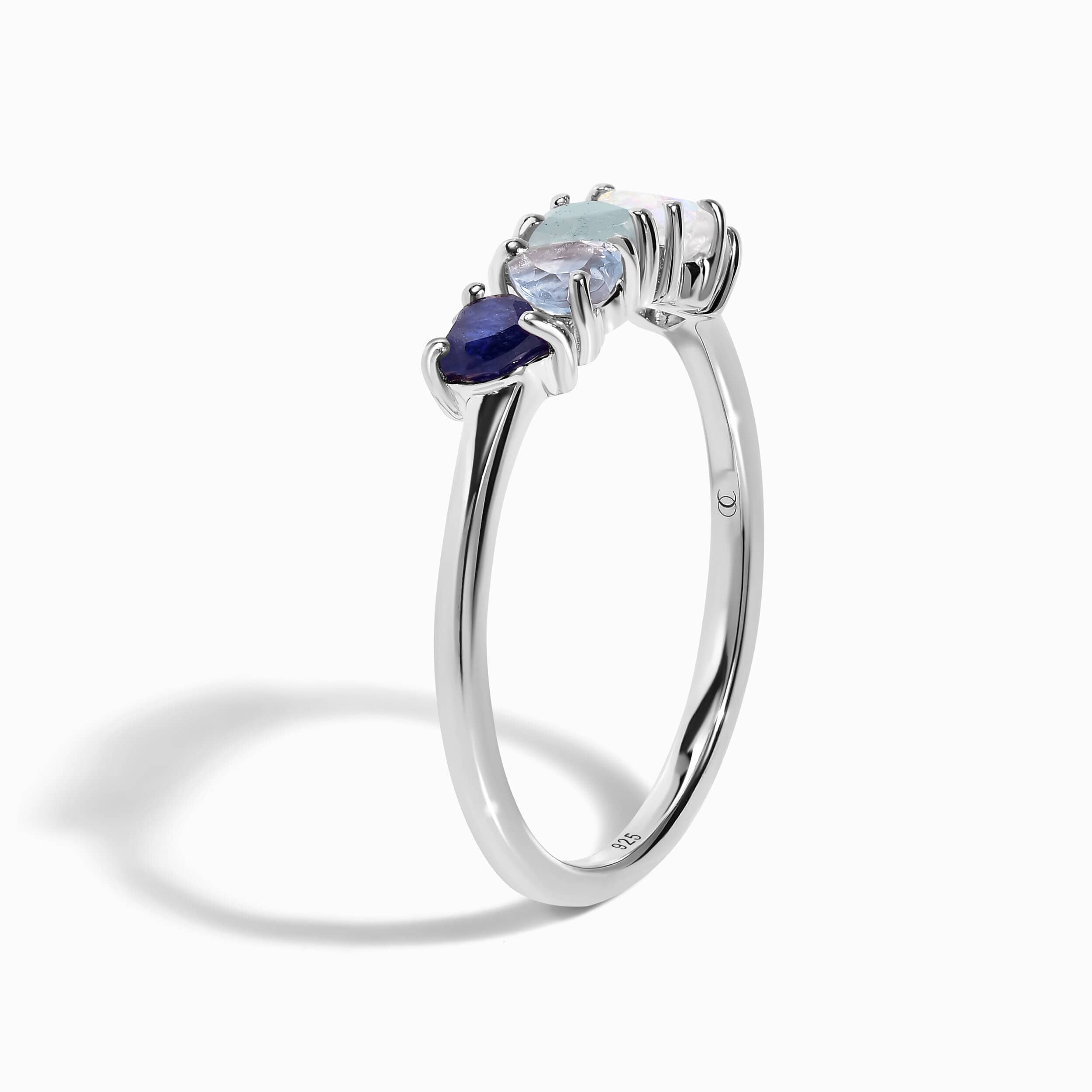 Blue Gradient Multigem Ring - Crush On You、mySite、hinf8tx79