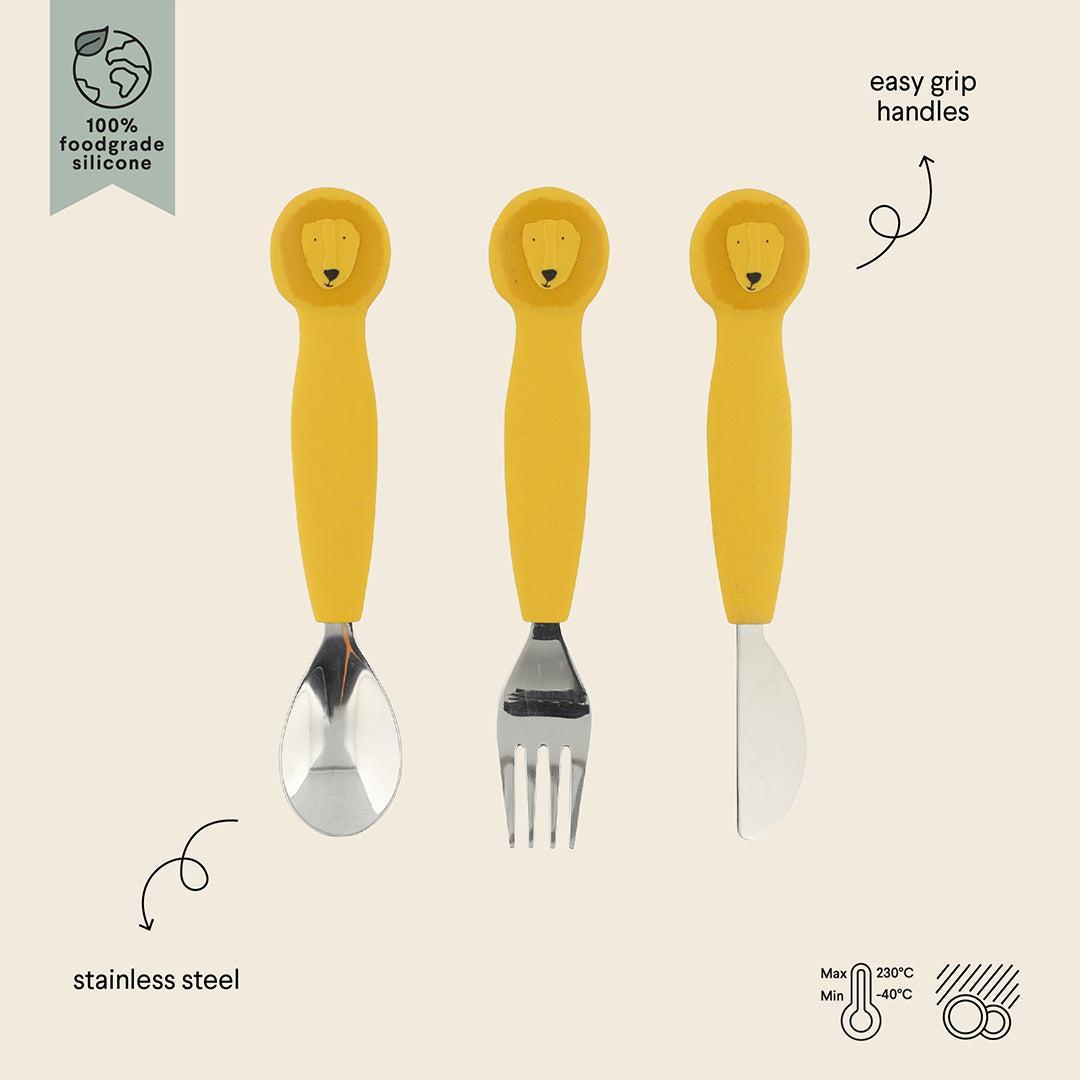  Trixie Silicone Cutlery Set 3 Pack - Mr. Lion、mySite、merchandisen