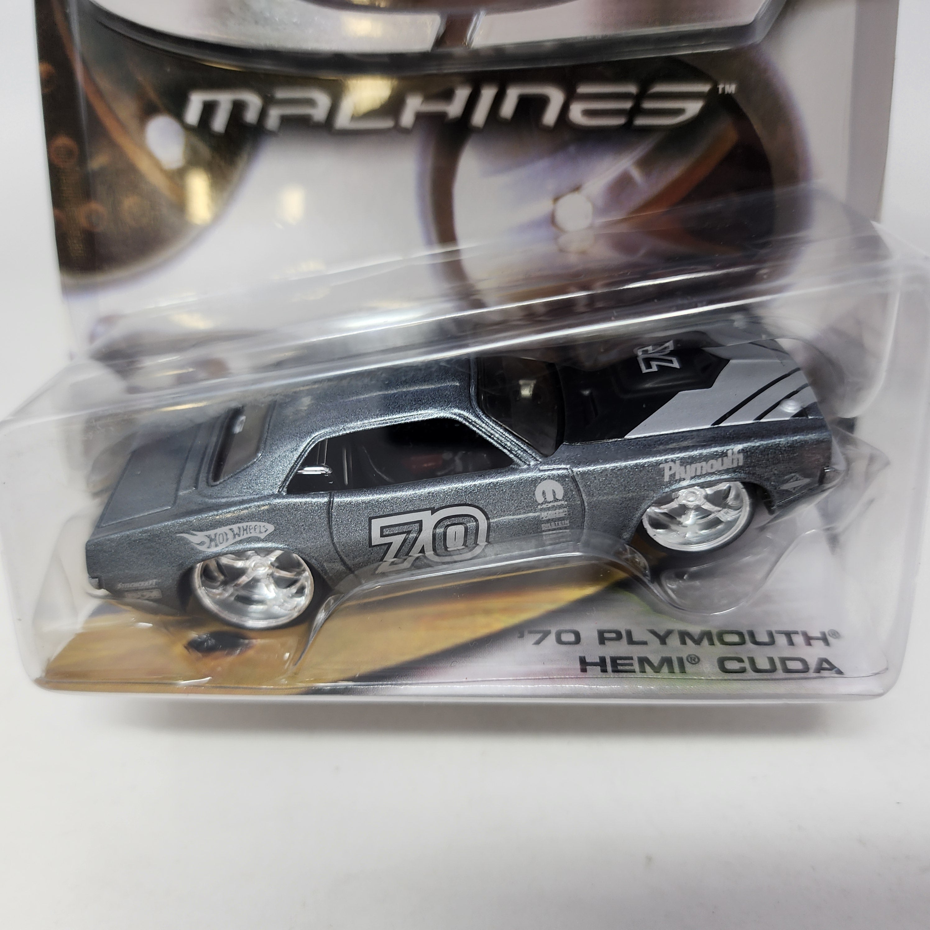 '70 Plymouth HEMI Cuda * Silver * Hot Wheels G Machines * 1:50 Scale、mySite、hgirdovlk