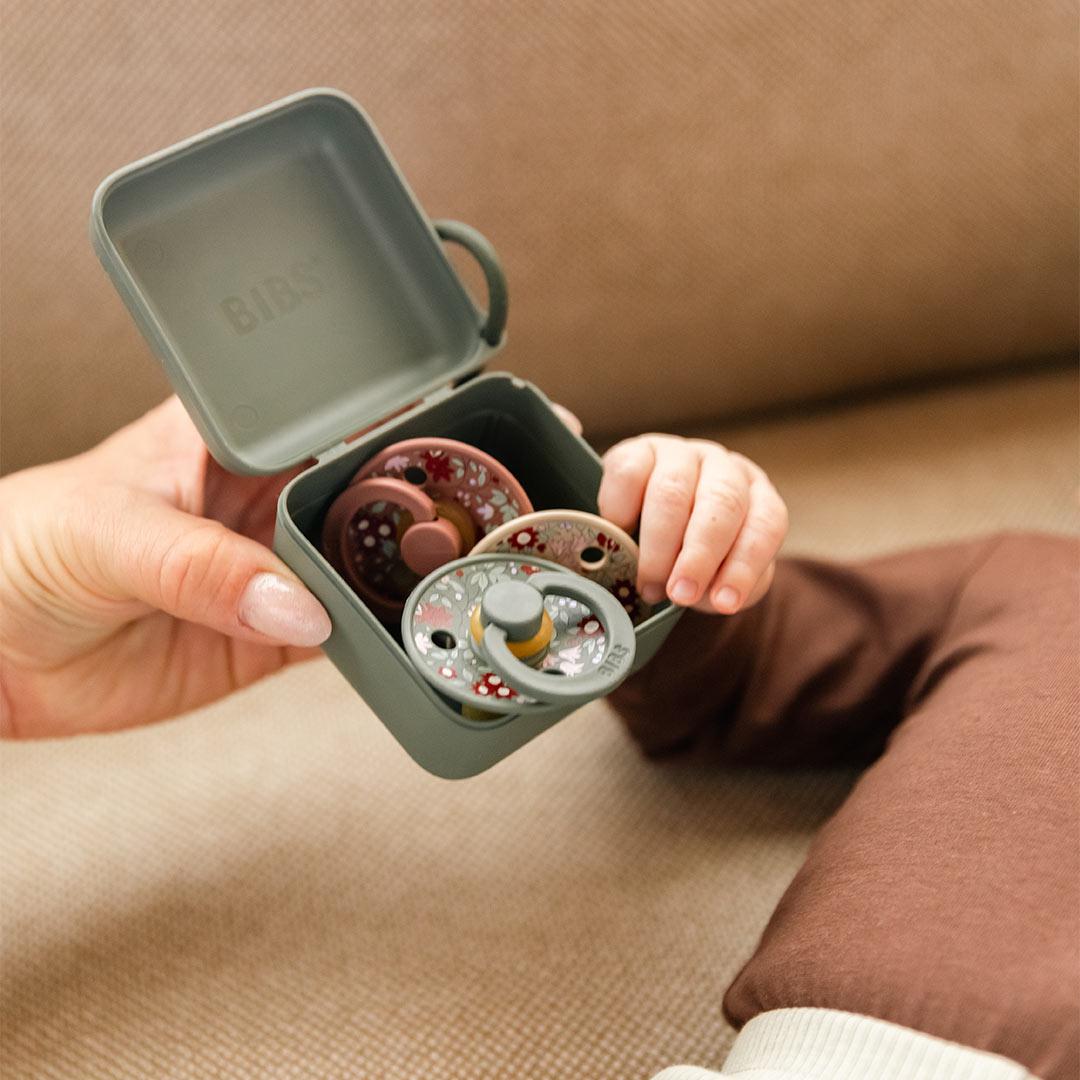BIBS x Liberty Colour Pacifier - 2 Pack - Woodchuck Mix - Chamomile Lawn、mySite、merchandisen