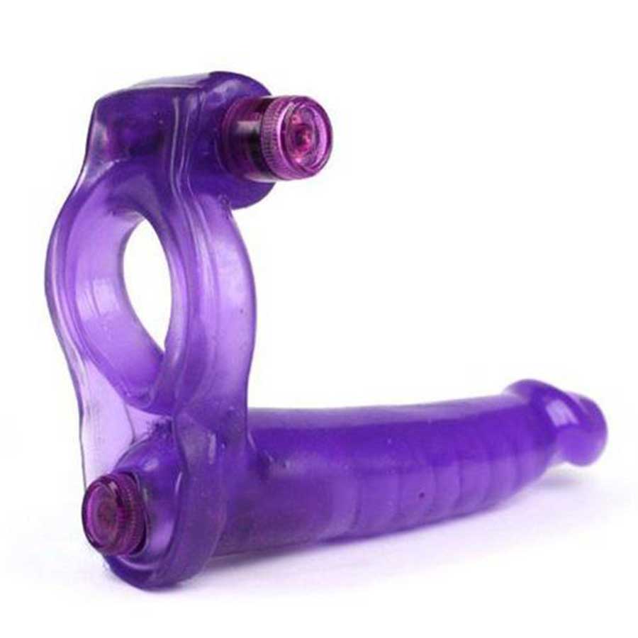 Double Penetrator Ultimate Vibrating Cock Ring by Nass Toys、mySite、bottomscart