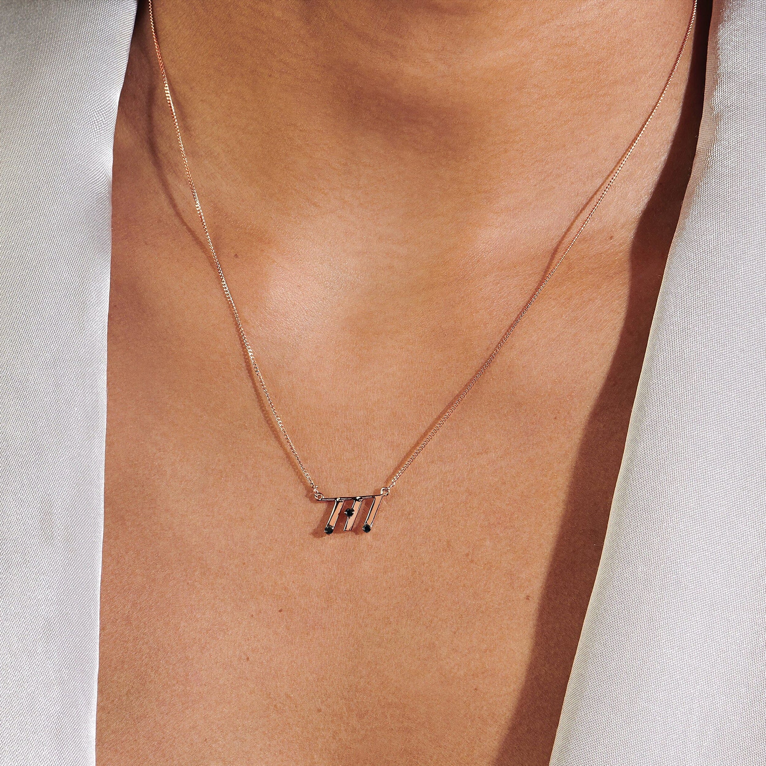 Black Spinel Necklace - I Am Lucky、mySite、hinf8tx79