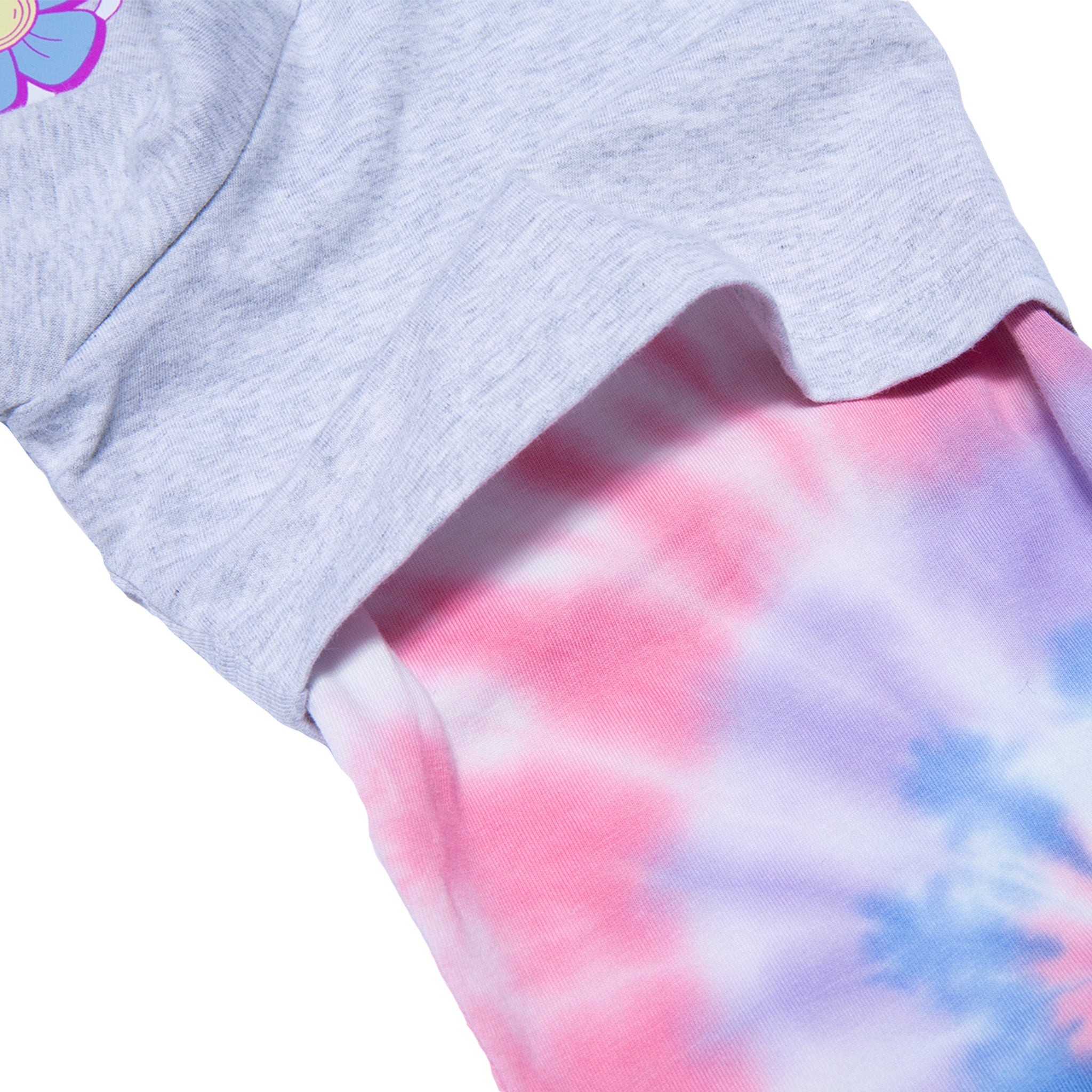  Nature Is Healing Double Sleeve Tee (Ash Heather/Pink)、mySite、merchandisen