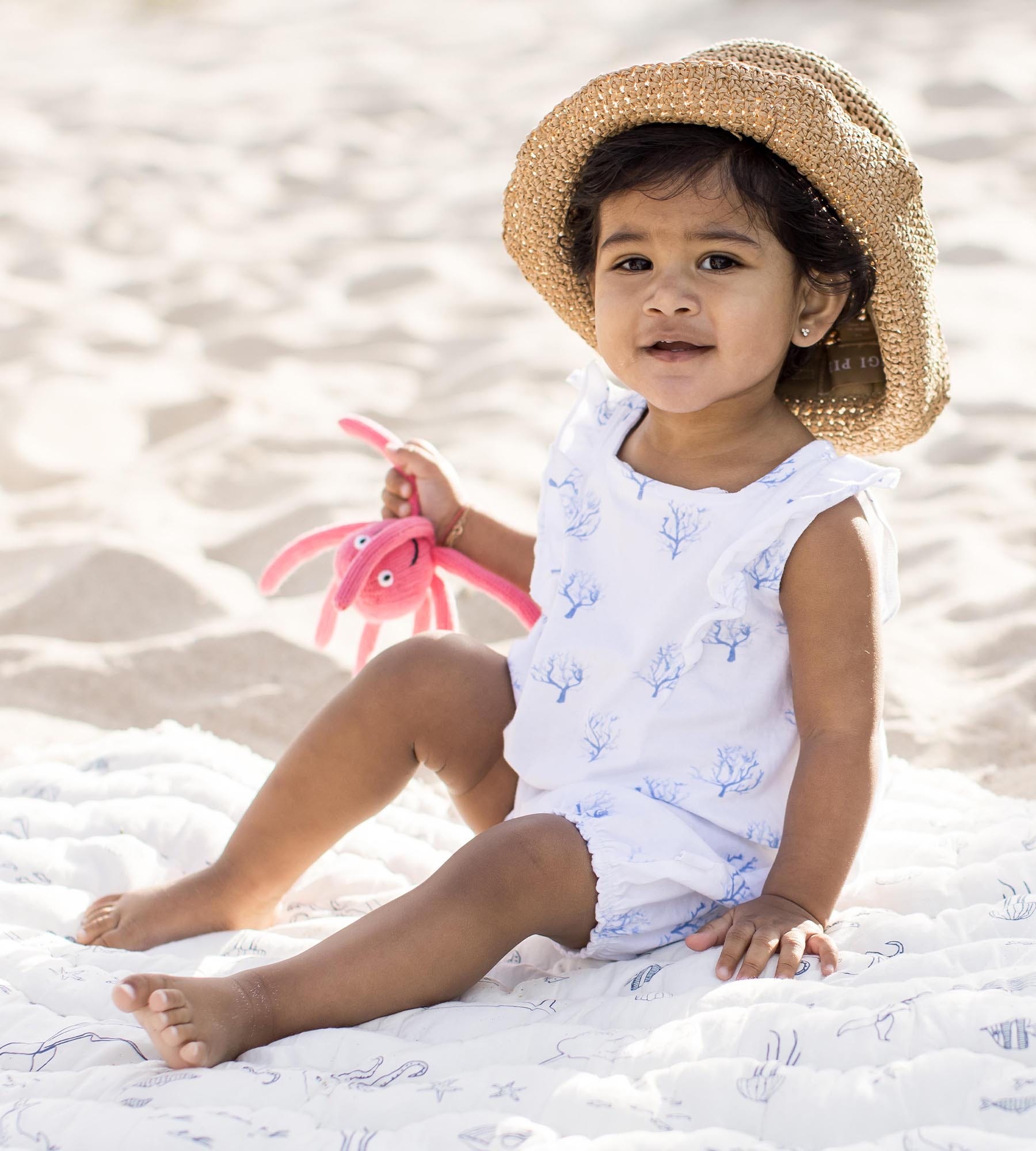  Coral Organic Baby Girl Romper、mySite、layawaytickets