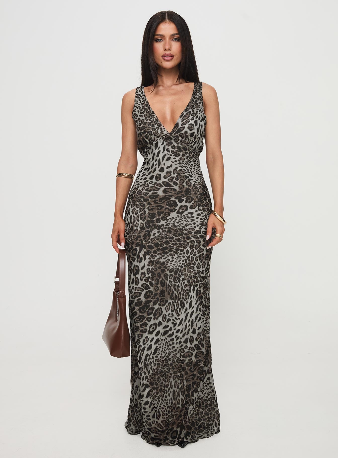 Nellie Maxi Dress Leopard、mySite、solidvoid