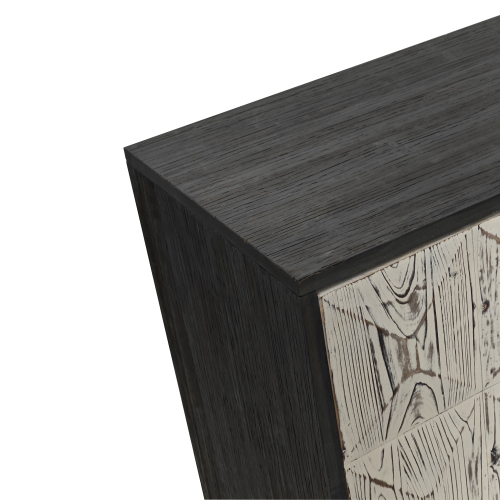 70.07"Large Size 4 Door Cabinet, Suitable For Living Room, Kitchen, Bedroom, Corridor (Champagne)、、xpatfood