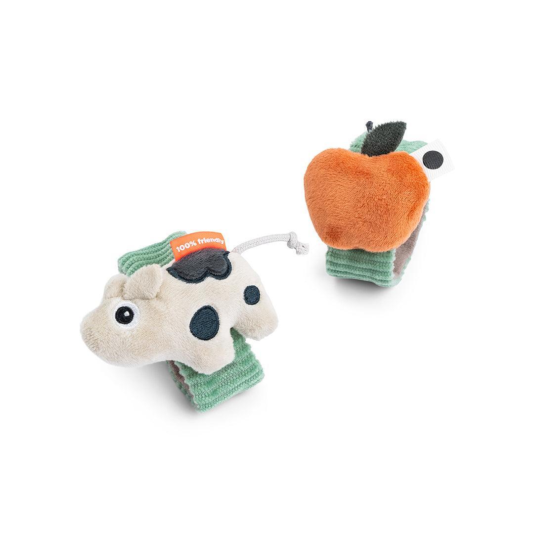  Done By Deer Wrist Rattle Set 2 - Dotti Green、mySite、merchandisen
