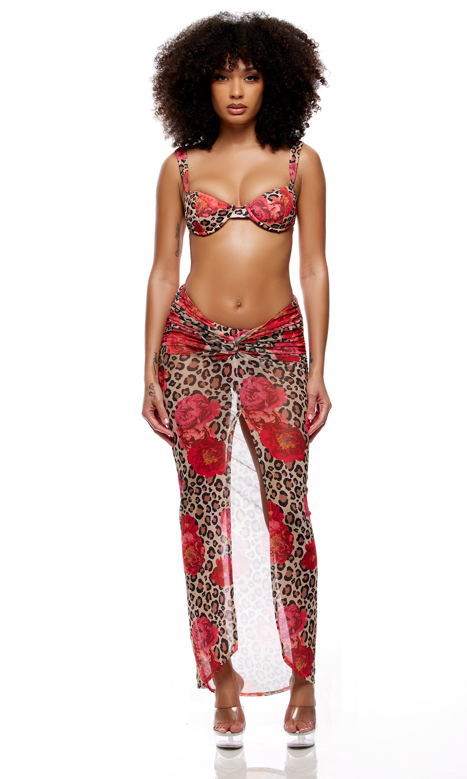 Portofino Bikini Set - Cheetah Coral、mySite、bengalsvssteelers
