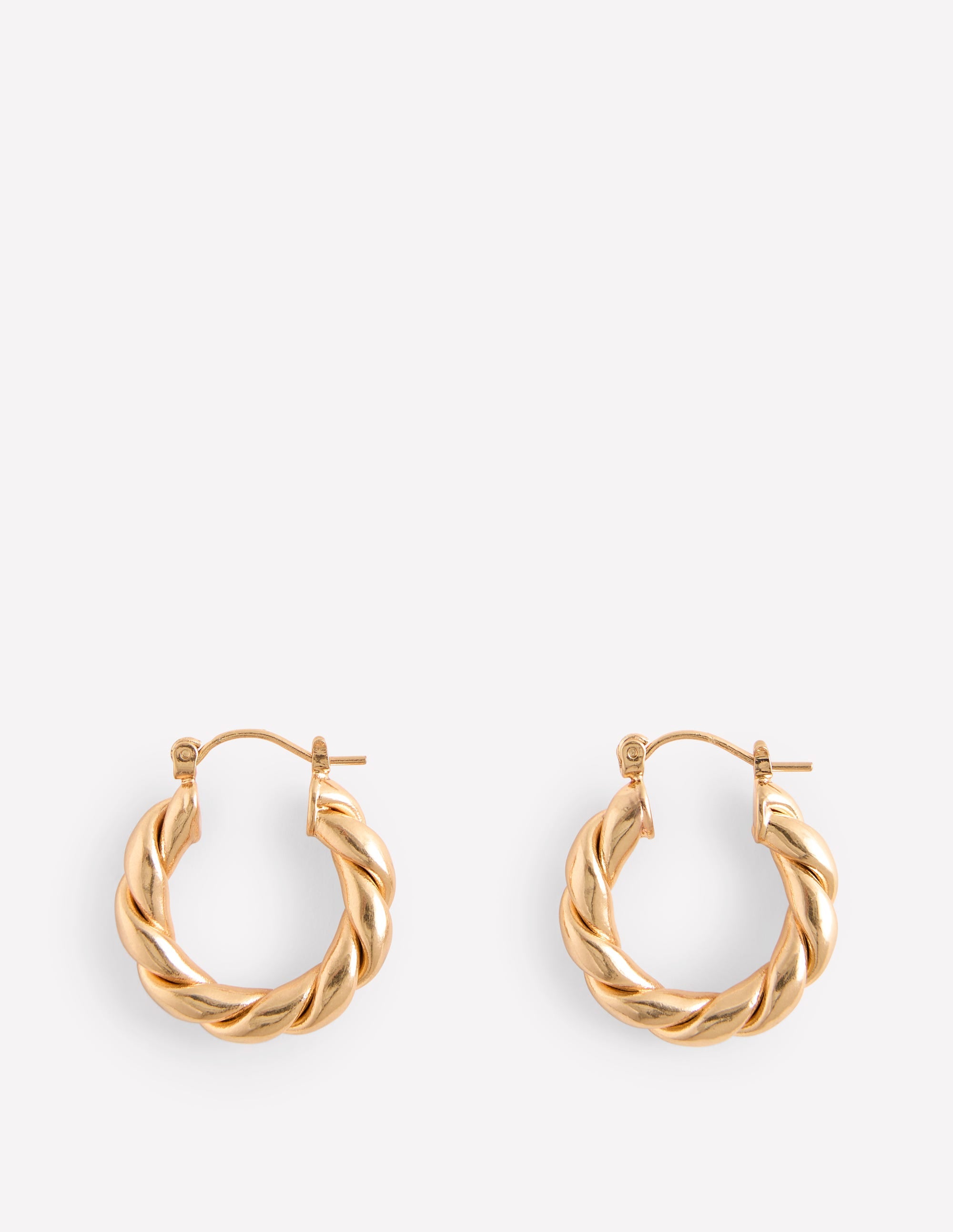  Chunky Twist Hoops-Gold、mySite、ashleygrahame
