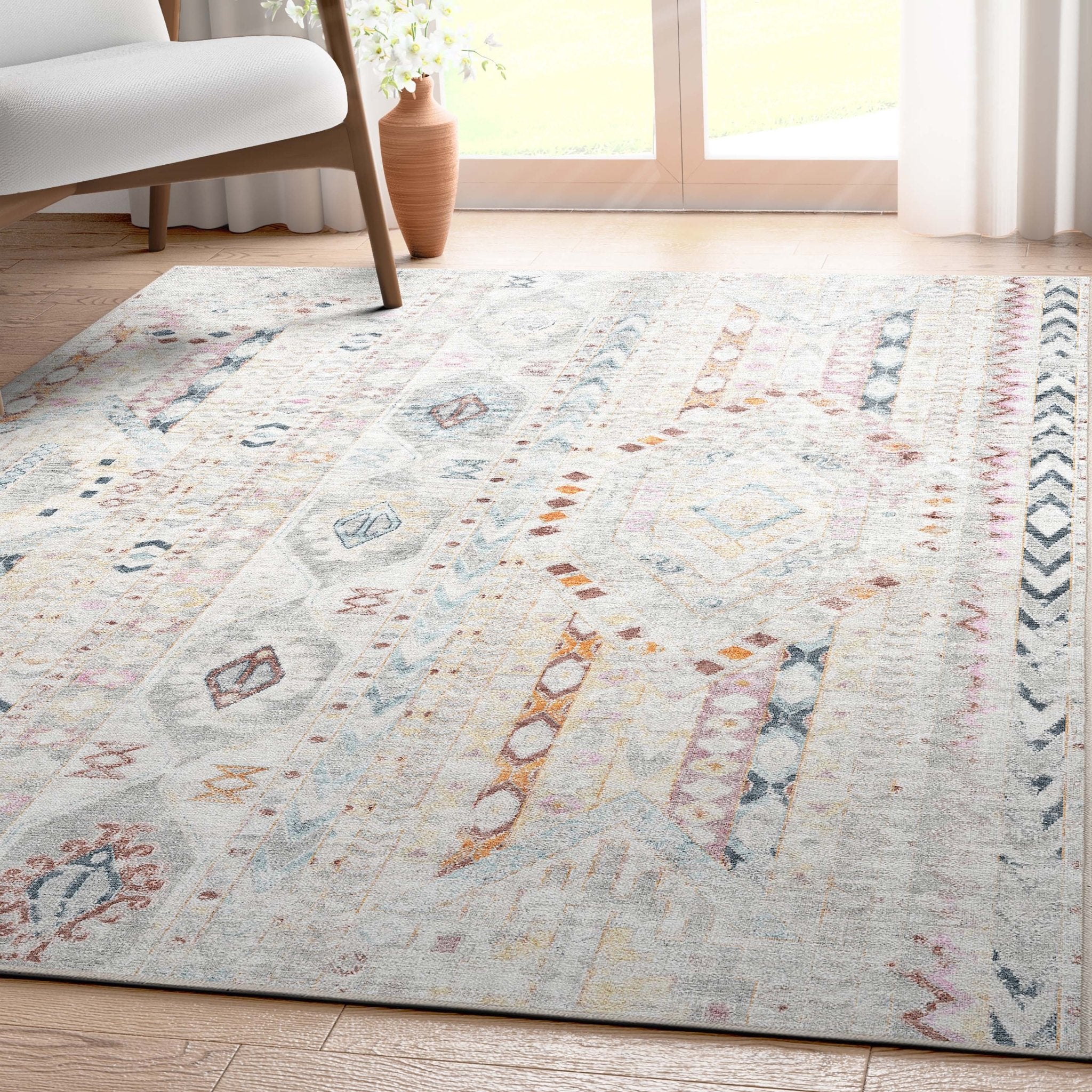 Apollo Rodeo Tribal Diamond Flat-Weave Rug、mySite、gigharbornorthrealestate