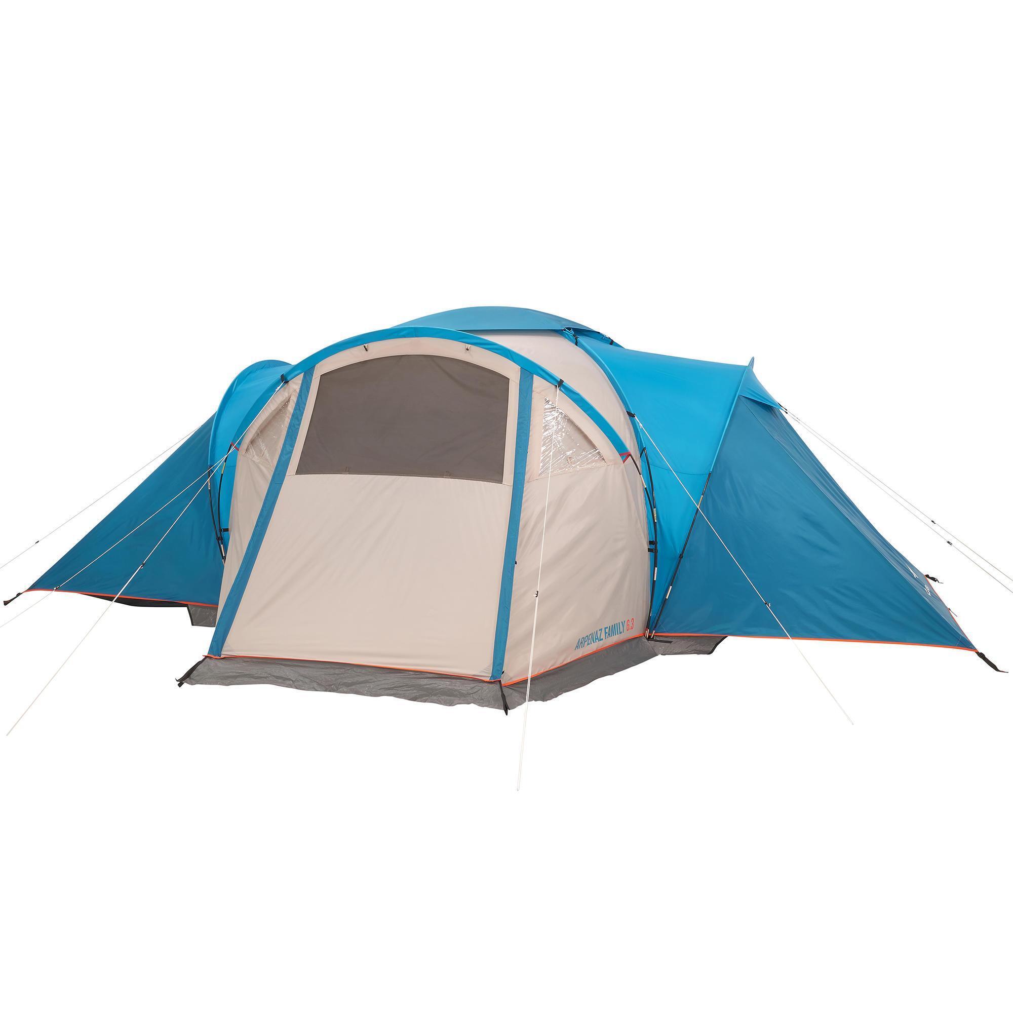 Quechua Arpenaz Family Camping Tent 6 Person 3 Room *Factory Seconds*