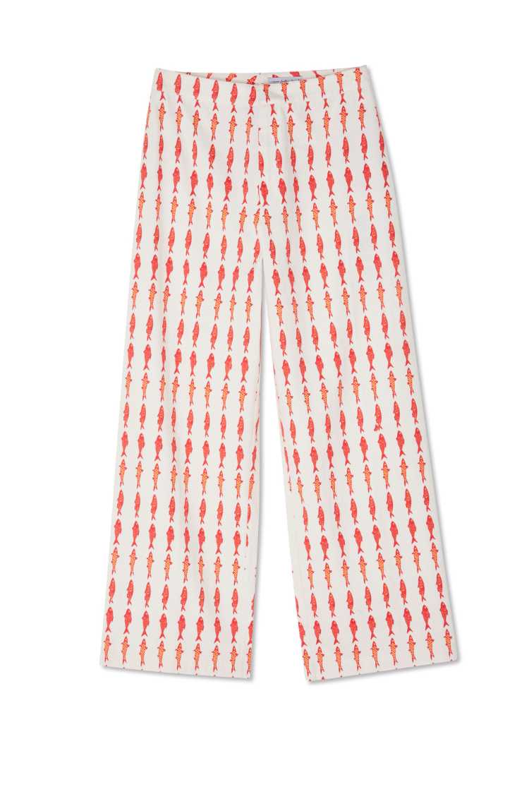 Cream Marina Marra Trousers、mySite、solidvoid